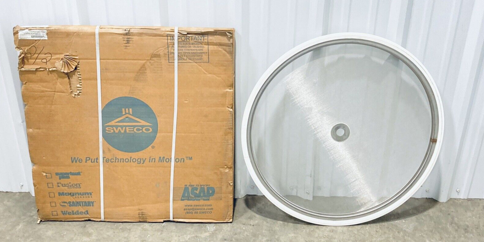 UNUSED SWECO S30K02132 CLAMP RING SCREEN SIEVE 44T CATERPILLAR 30A8A044T