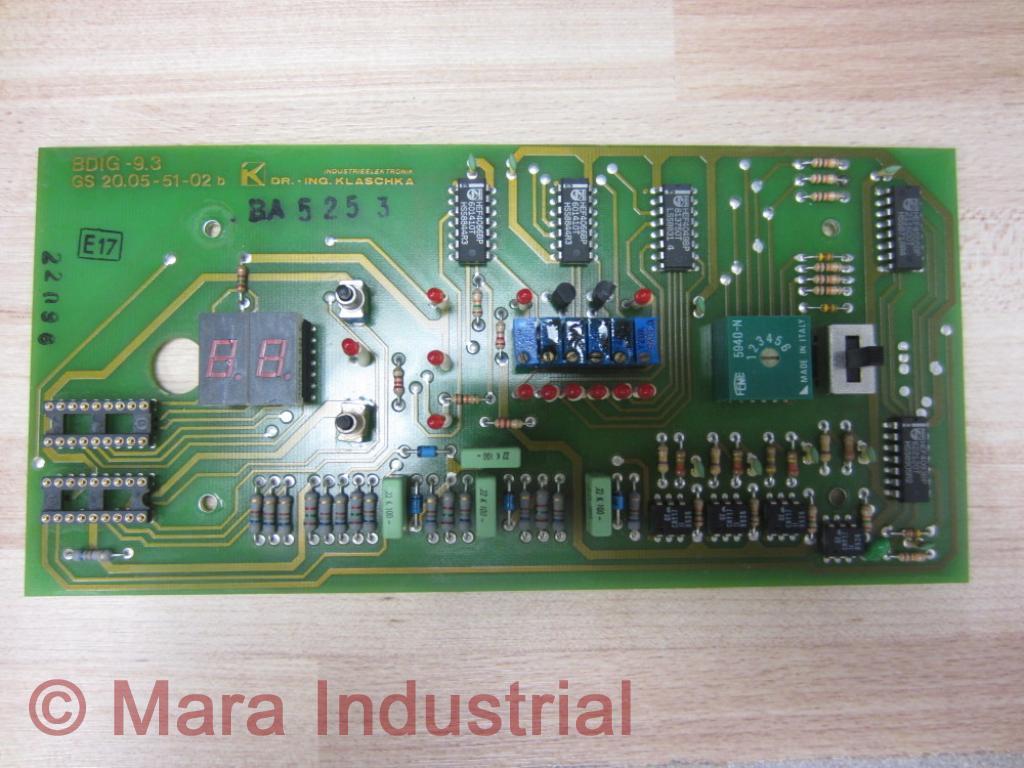 Klaschka GS20.05-51-02 Circuit Board BDIG-9.3