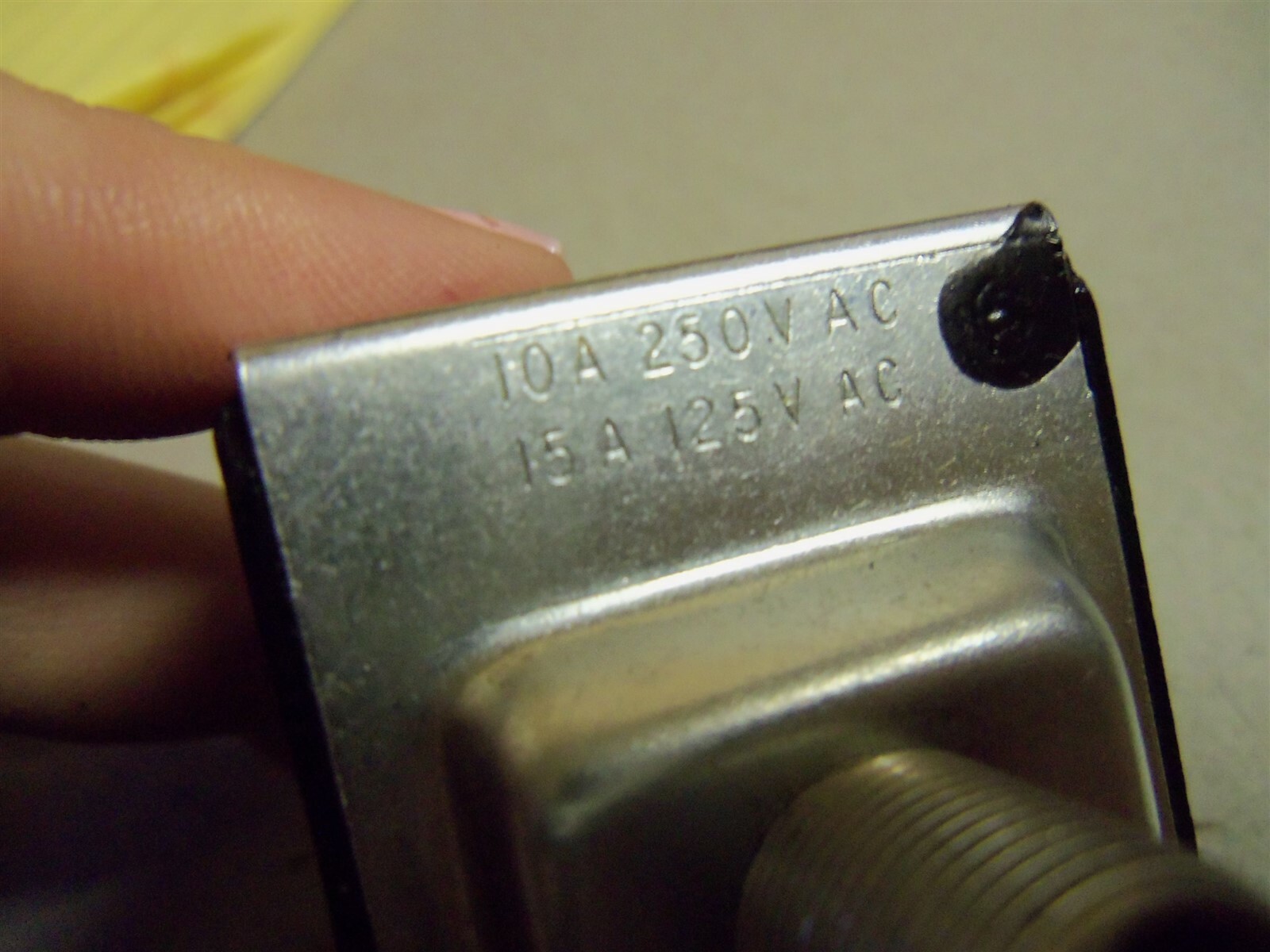 NEW Toggle Switch 10A/15A 250V/125V 1HP 1-2Ph 002 *FREE SHIPPING*