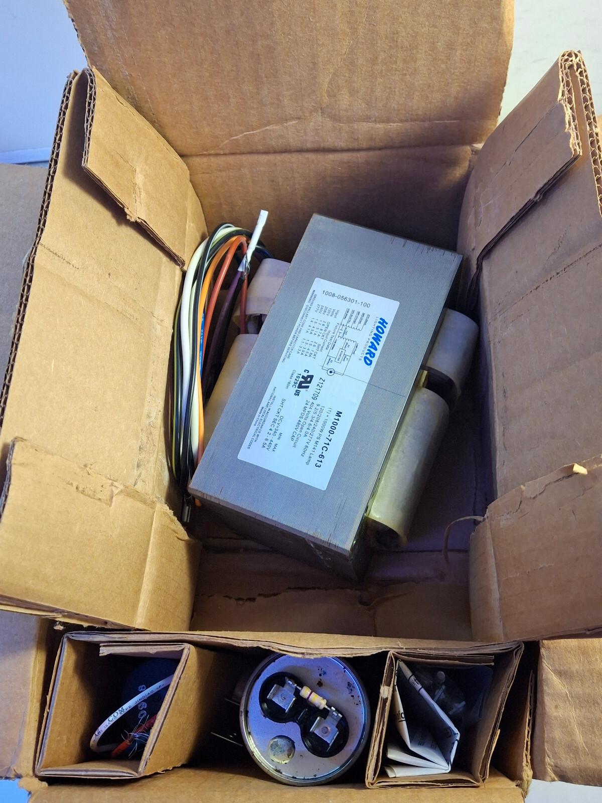 1 NEW HOWARD M1000-71C-613 M141 1000W MH BALLAST KIT NIB ***MAKE OFFER***