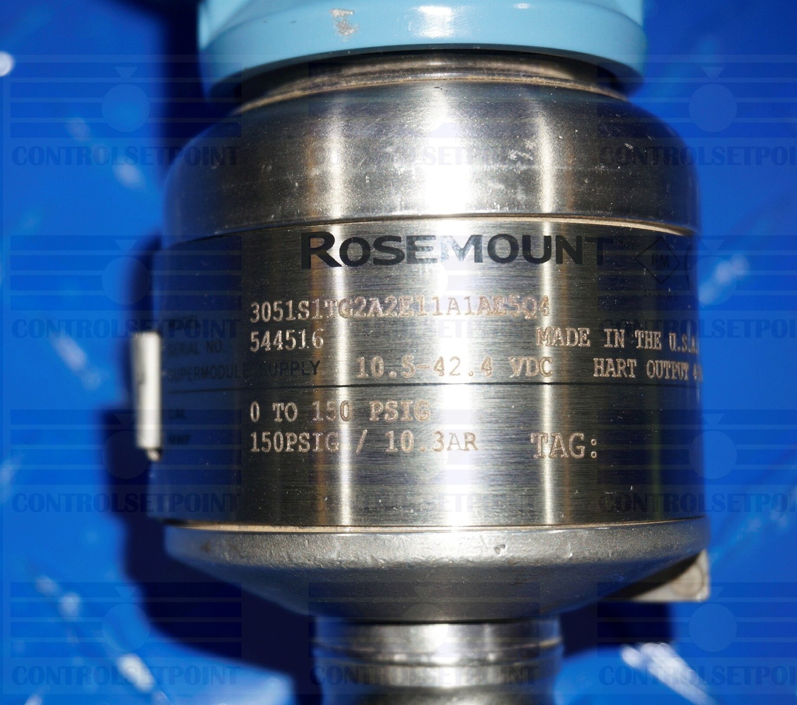 EMERSON ROSEMOUNT 3051S1TG2A2E11A1AE5Q4 PRESS TRANS 3051S1TG2 ID44516