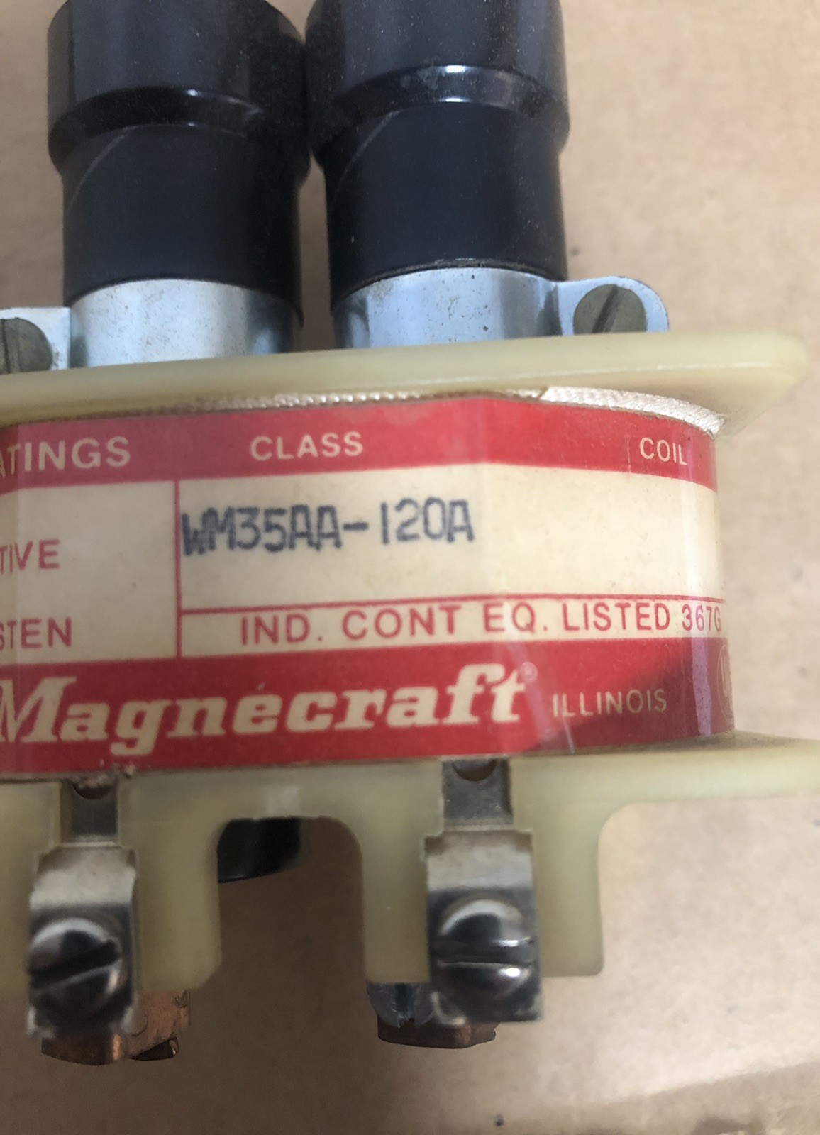 NOS Magnecraft WM35AA-120A Electromechanical Relay