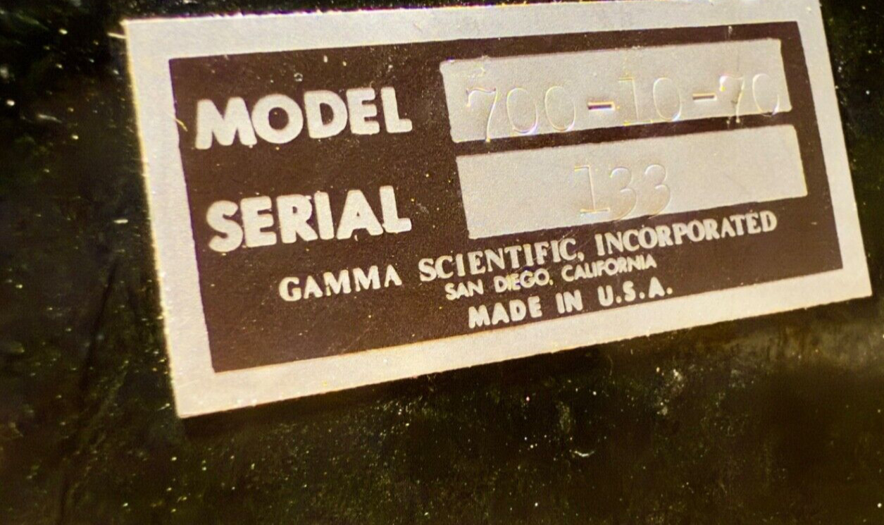 EG&G Gamma Scientific Model 700-10-70 Scanning Eyepiece Drive