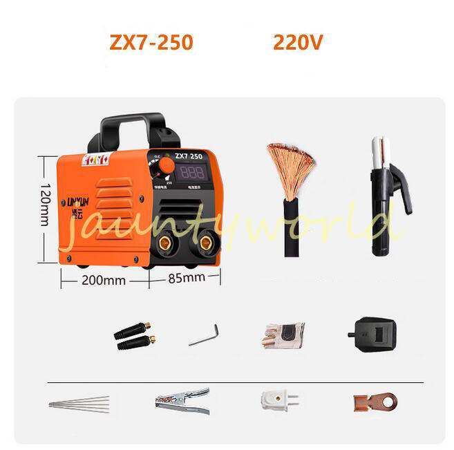 ZX7-250 Mini Electric Welding Machine IGBT DC Inverter ARC MMA Stick Welder 250A