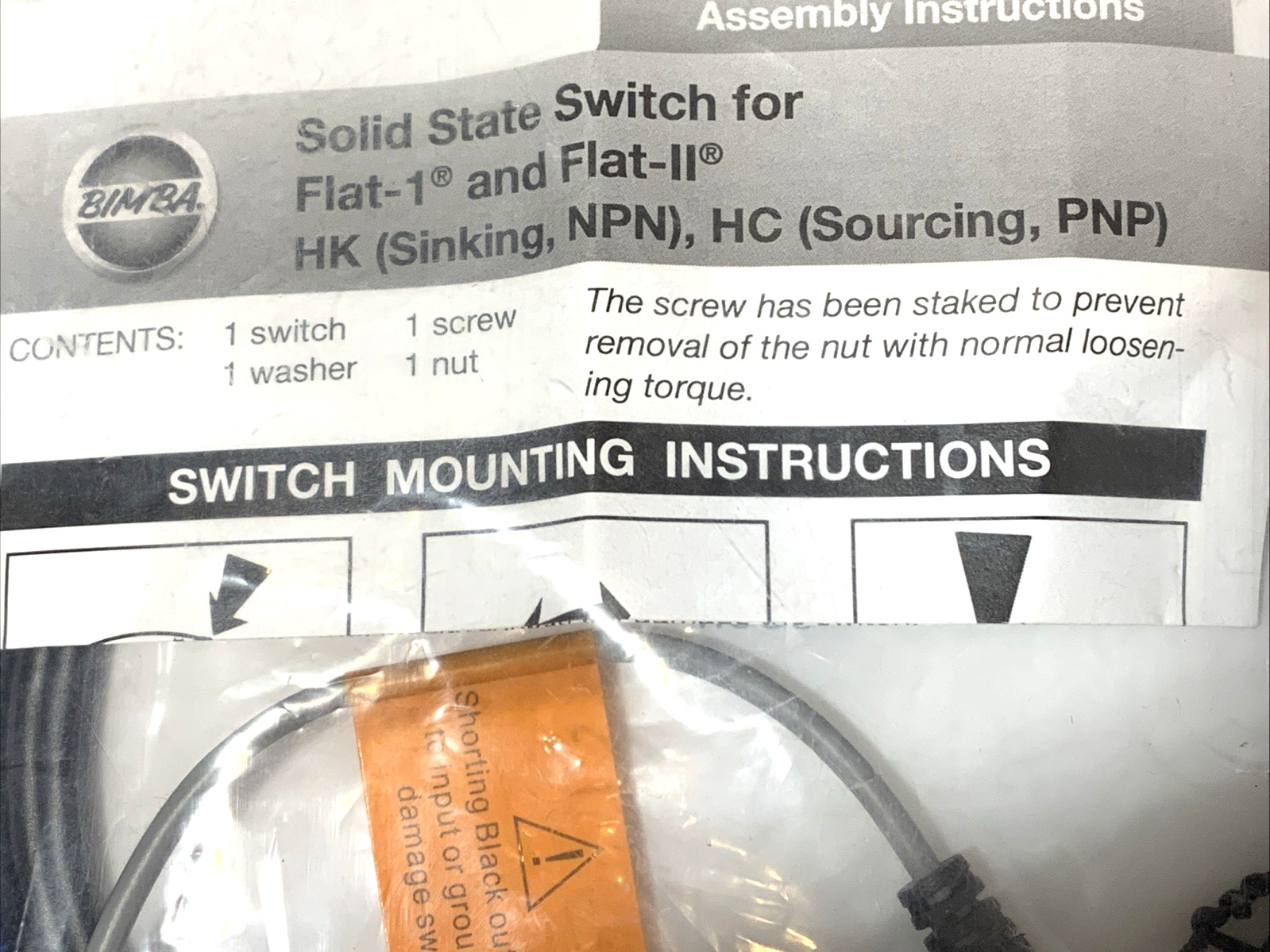 New Bimba HCQC Solid State Switch for Flat-1 and Flat-II $99 + FREE SHIPPING