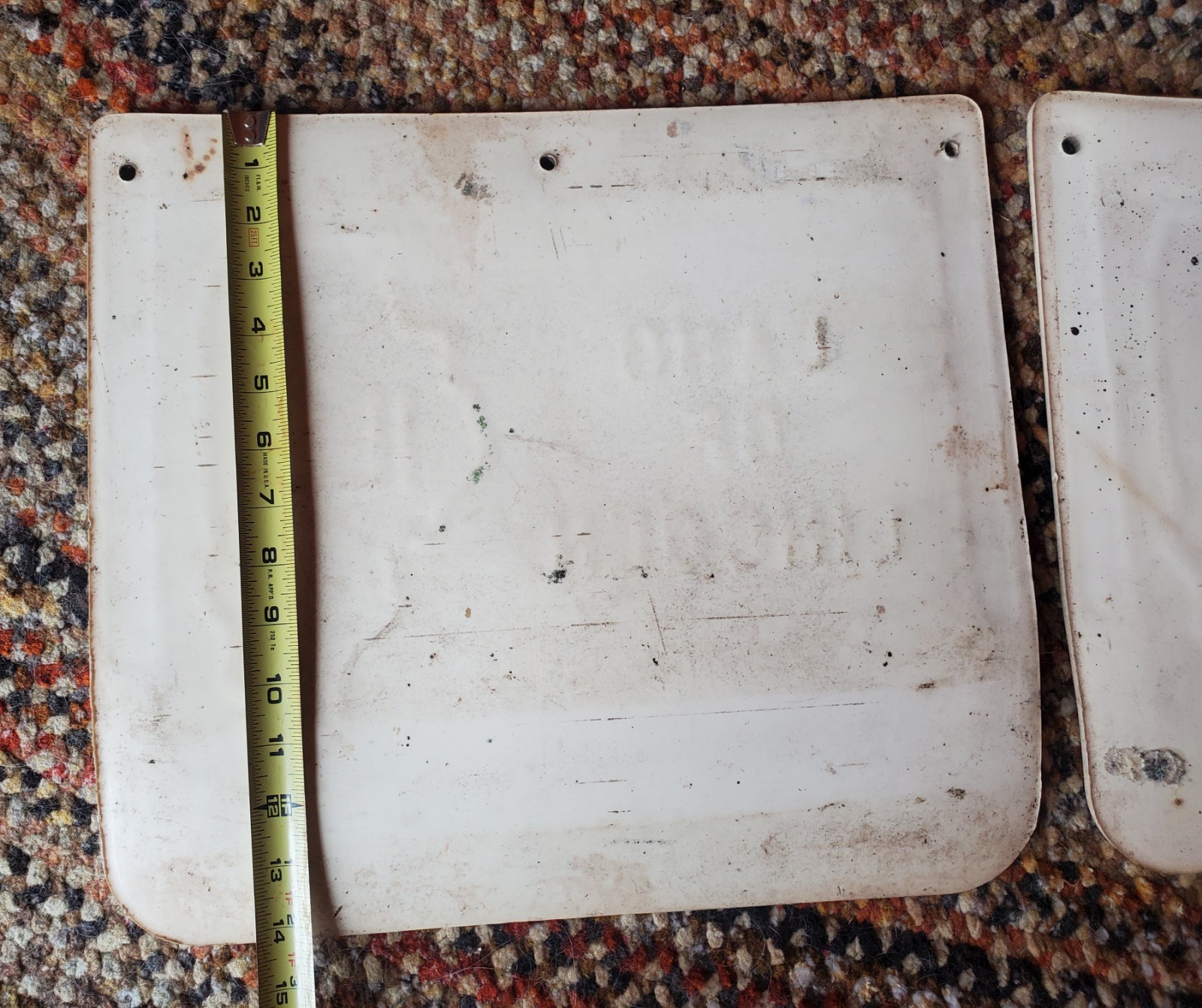 Pair Of Vintage Truck Trucker ” Land Of Lincoln” ILL Illinois Mud Flaps