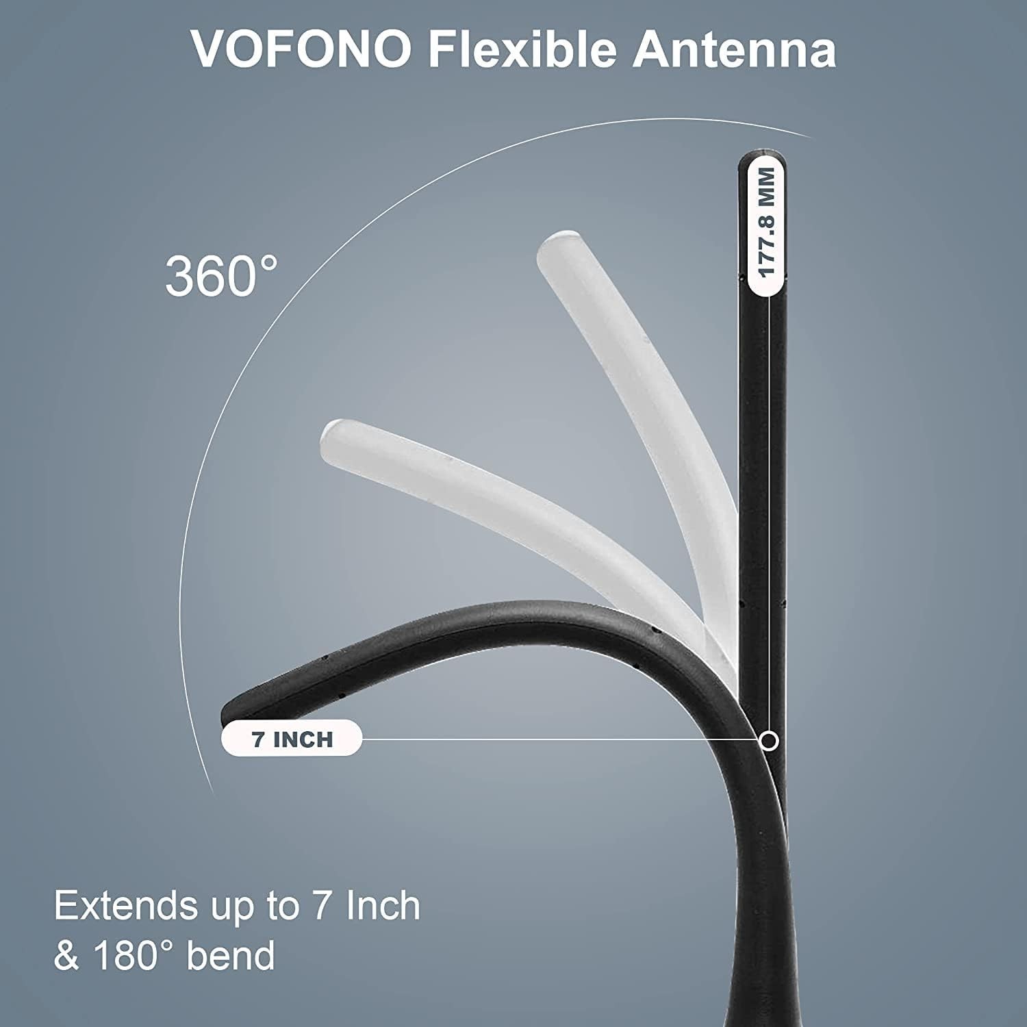 Antenna for Ford Bronco 2019 2020 2021 2022 2023 2024 2025 2026, Short Ford Bron
