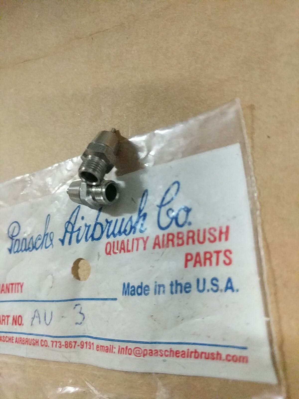 Set of 2 Paasche Airbrush AU-3 .046 Tip