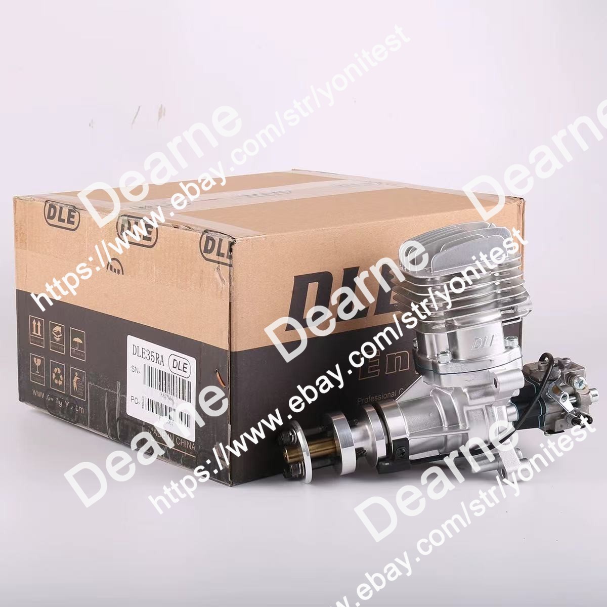 1pc DLE35RA Engine W/Electronic Igniton &Muffler For 30CC 35CC RC Plane