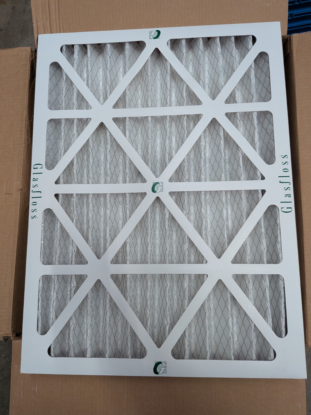 Glasfloss Industries 18x24x2 ZLP18242 Box of 12 ZL Pleat Filters MERV 10