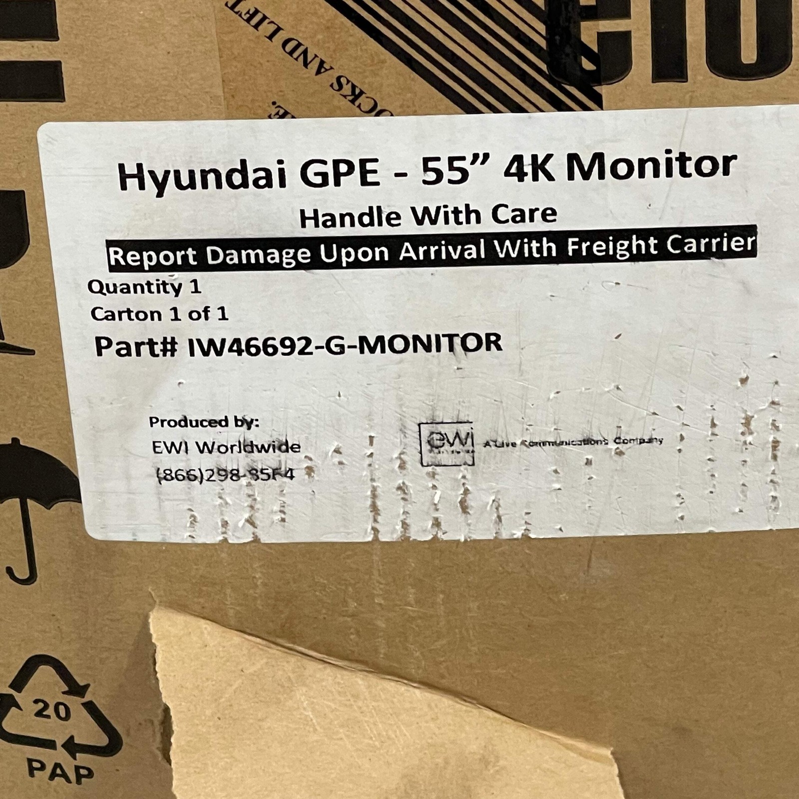 NEW Hyundai GPE 55″ 4K TV 5551L