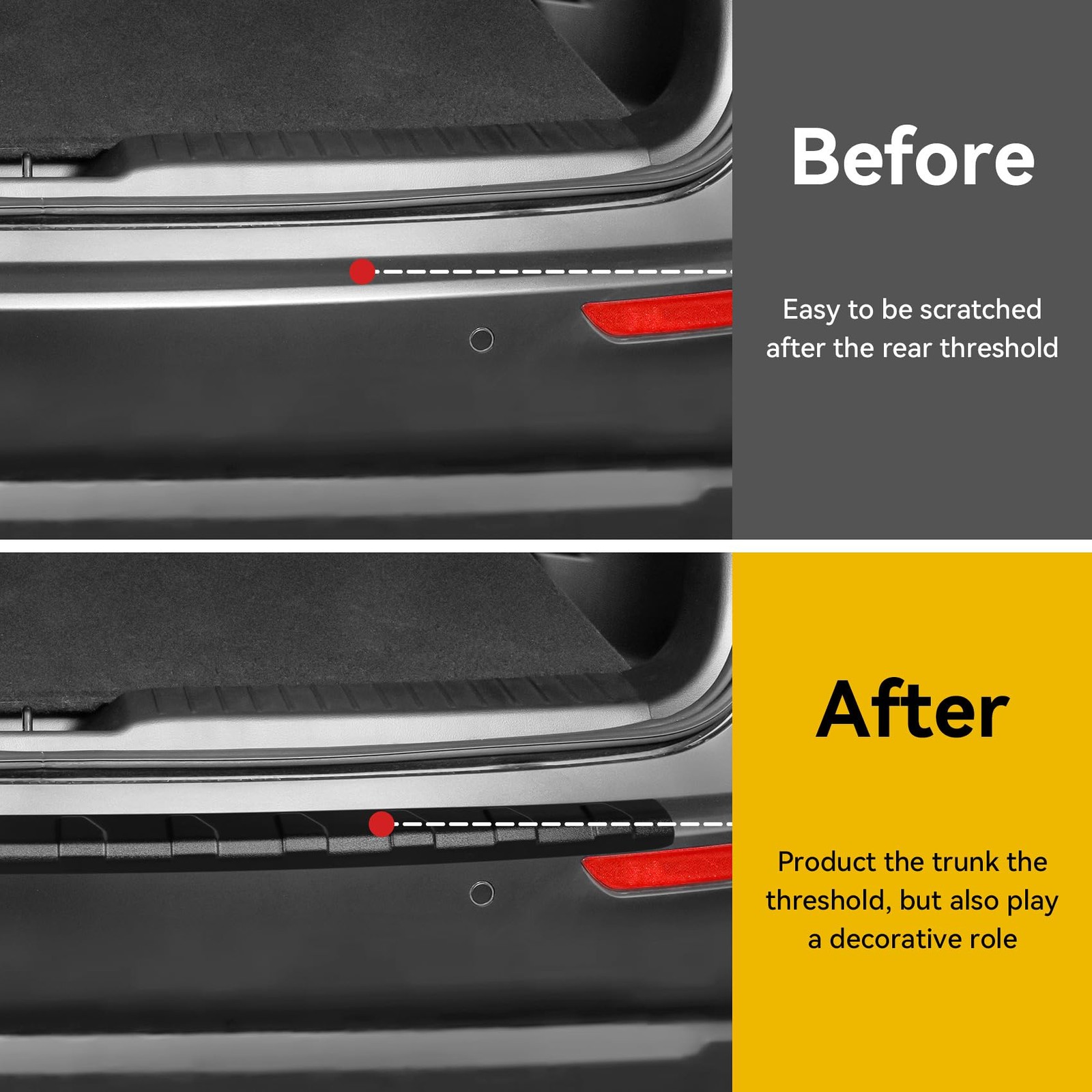 Hugeek Rear Bumper Protector Mazda 2023 2024 2025 2026 CX-50 CX50 CarAccessories
