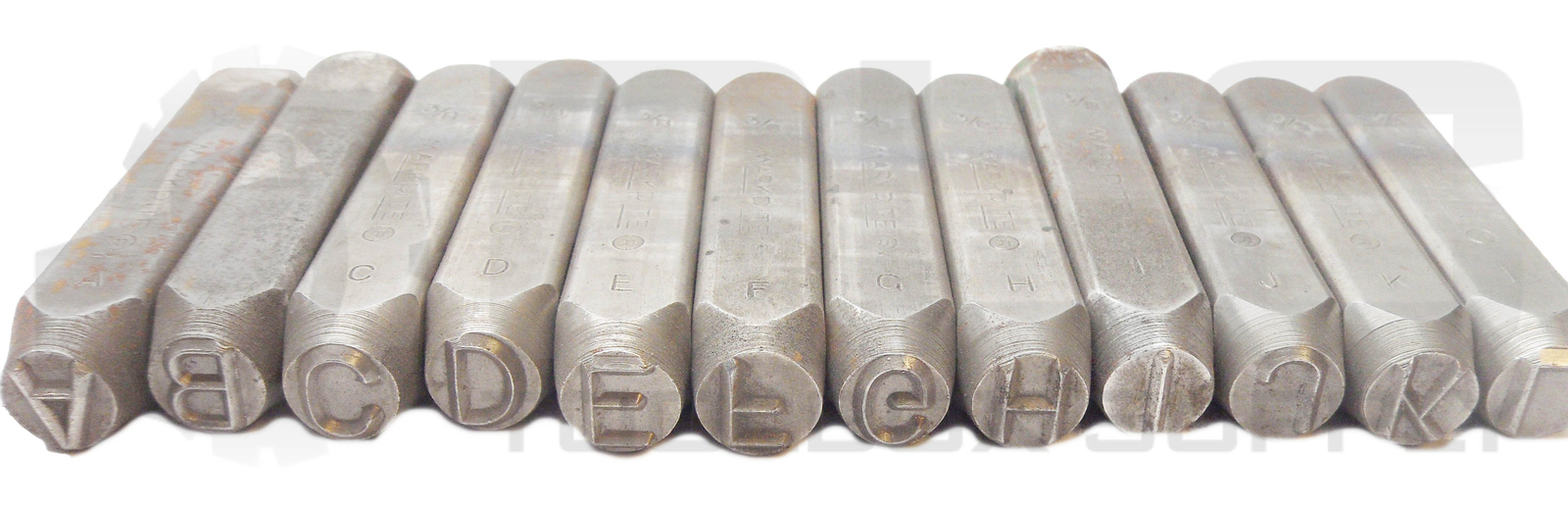 HANSON G12440 36 PIECE STEEL STAMP SET