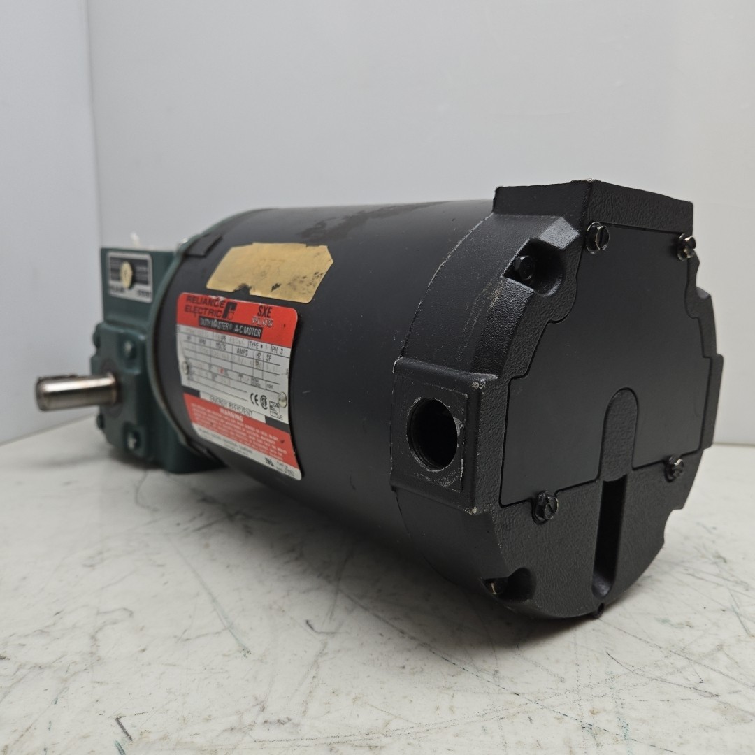 Reliance P56X1531S 1 Hp Motor 3Ph 1750 Rpm Dodge MR94751 Gear Reducer 10:1 *READ