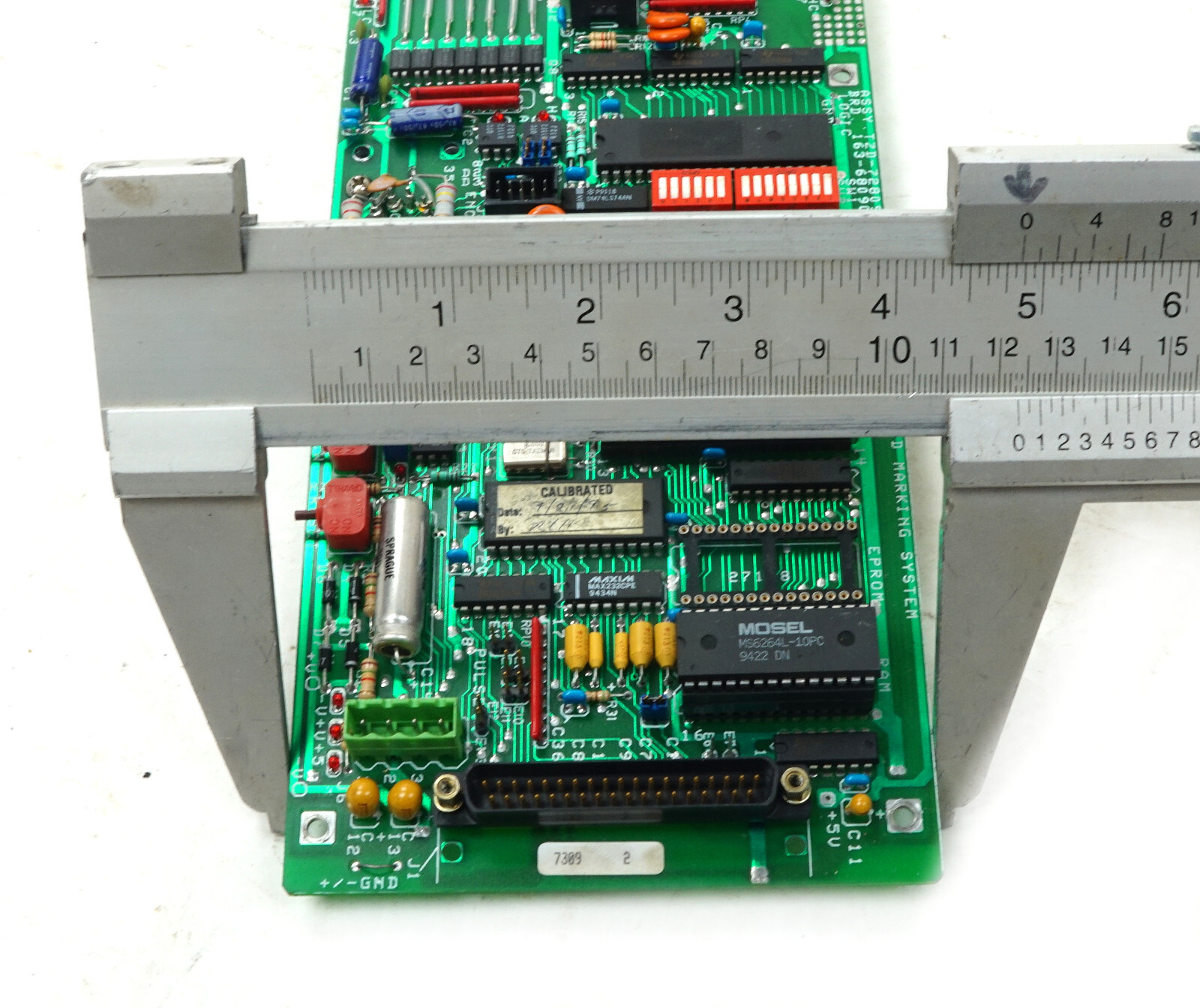 Telesis TZD-728090 163-68090F Single Board Marking System PCB Circuit Board