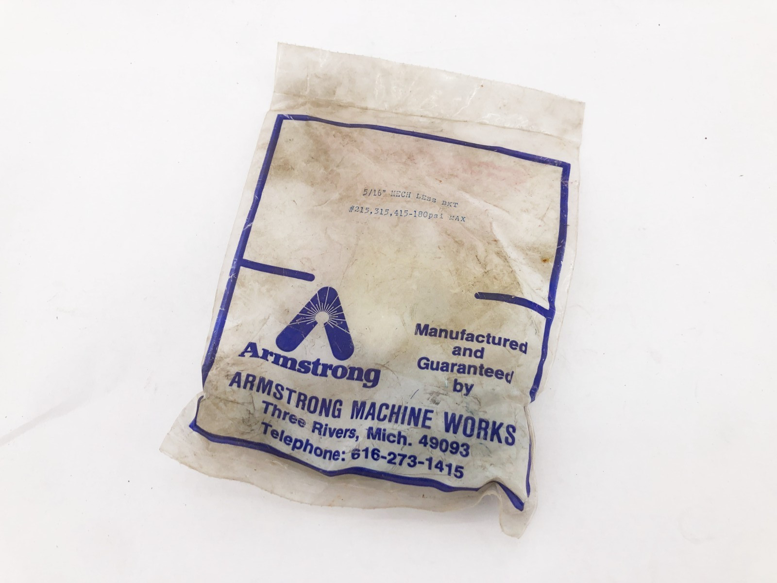 New Armstrong 5/16″ MECH LESS BKT Repair Kit #215 315 415 180psi Max