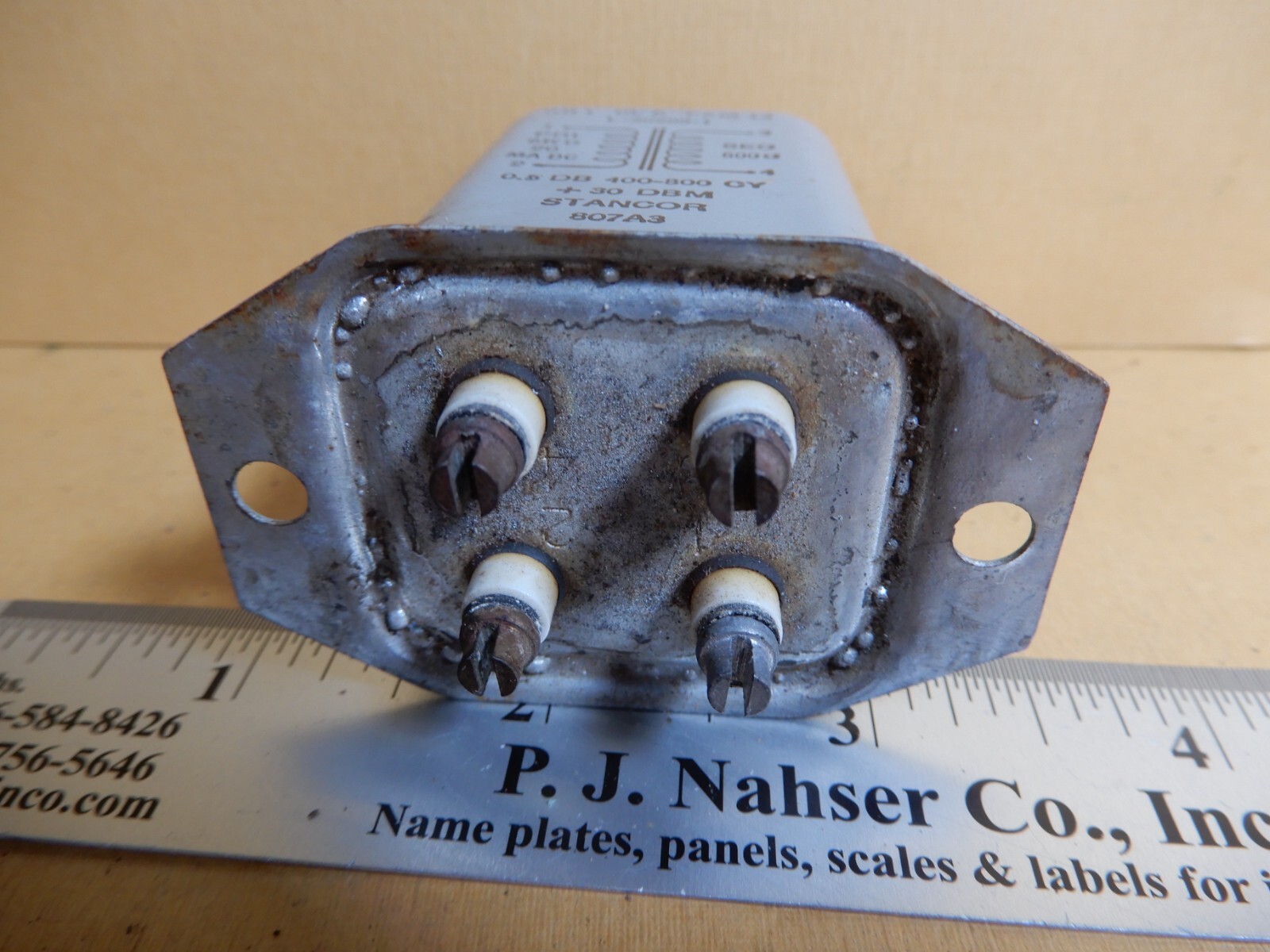 Stancor Impedance Matching Transformer 8kΩ Primary 600Ω Secondary 400-800 CY