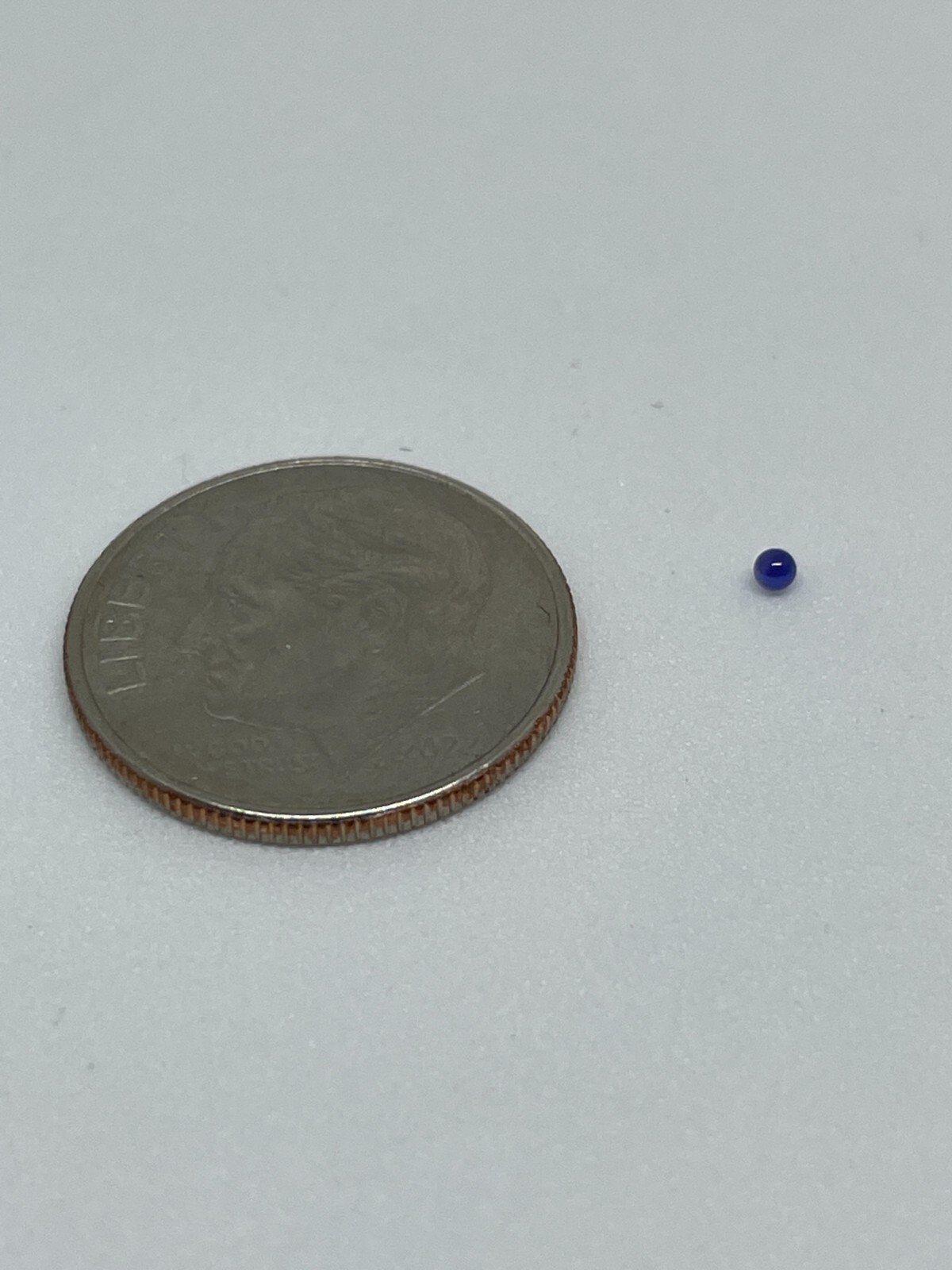 Blue Synthetic Sapphire Ball 1.5mm, Sphere, Corundum, Bearing, Lens, Synthetic