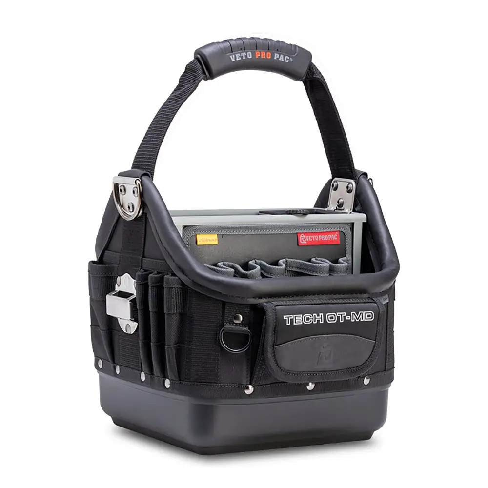 Veto Pro Pac Tech OT-MD Blackout Build-Out Open Top Tech Tool Bag