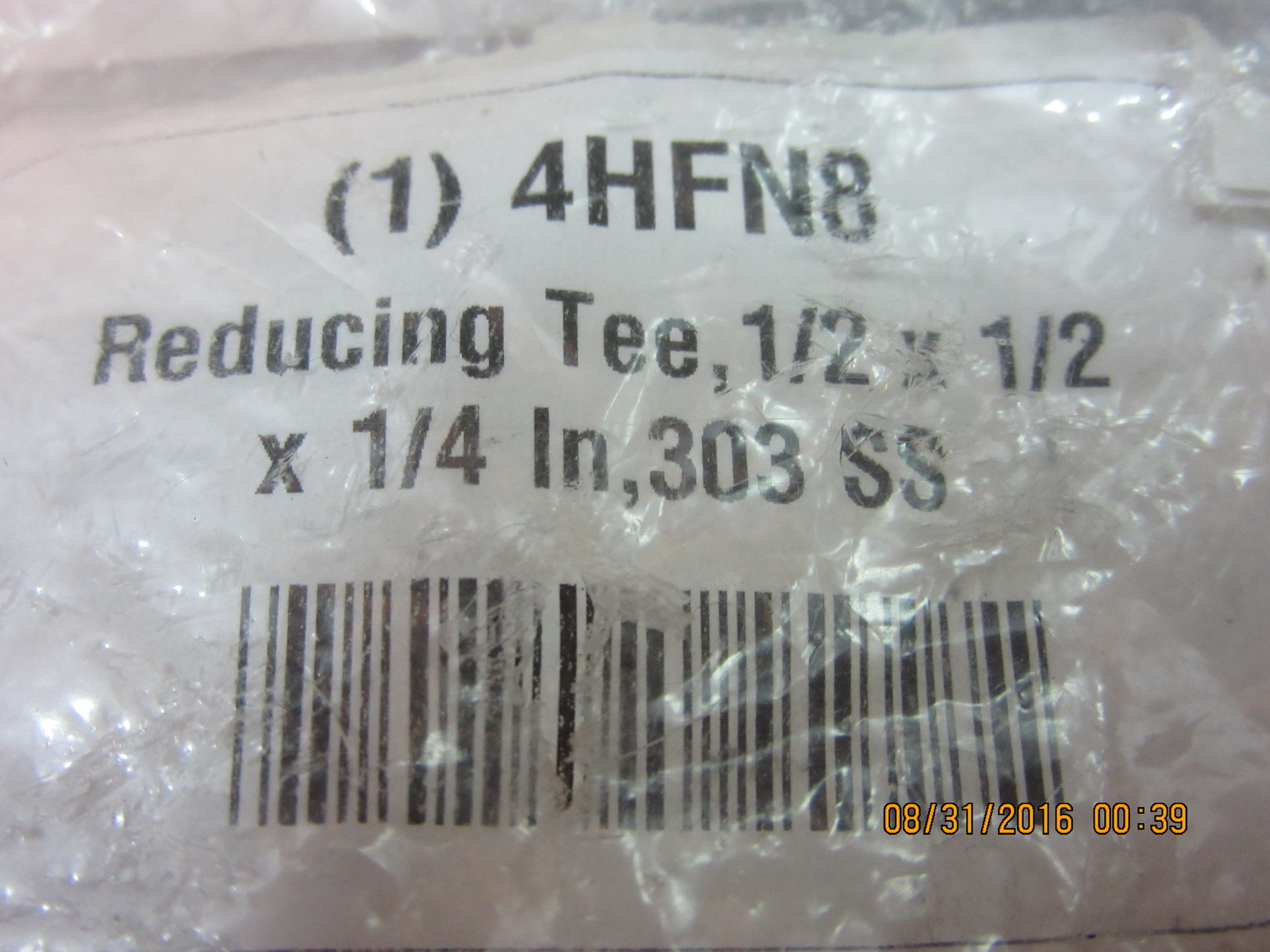 THOGUS 4HFN8 Barbed Reducing Tee