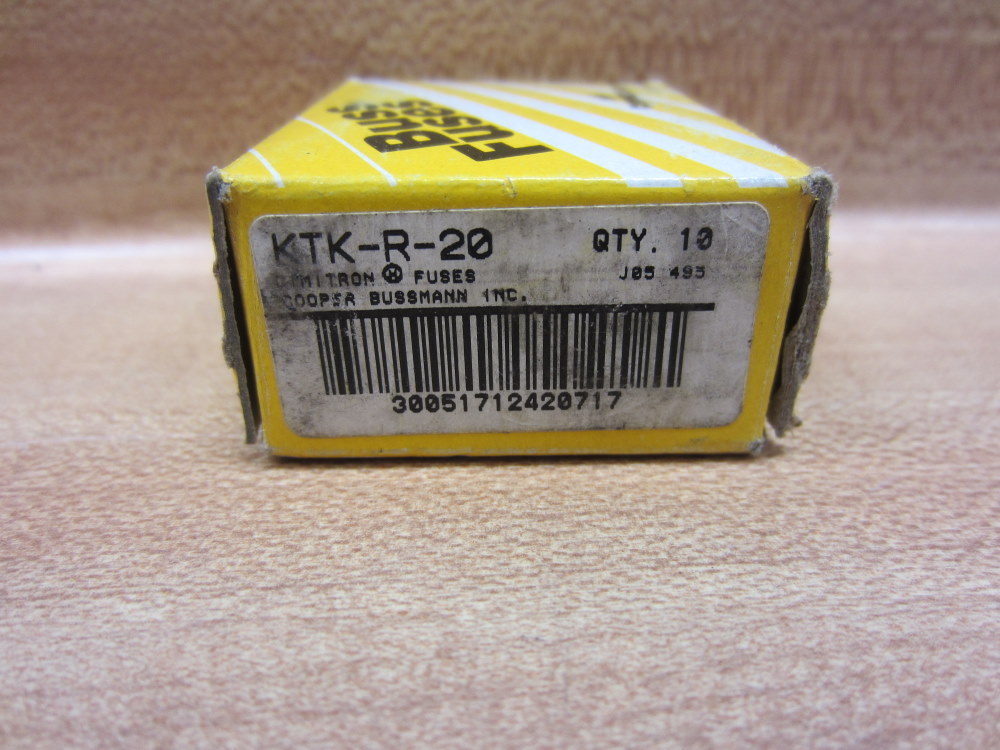 Buss KTK-R-20 Bussmann Fuse Cross Ref 4XC27 (Pack of 10)
