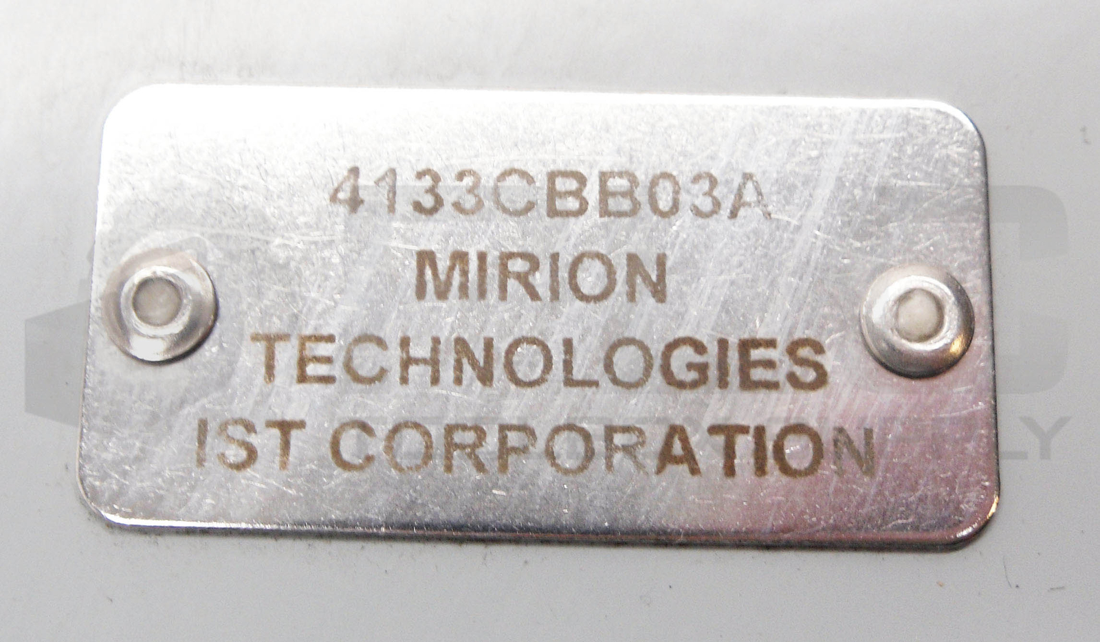 NEW MIRION TECHNOLOGIES 4133CBB03A TROLLEY CAM CONNECTOR BOX