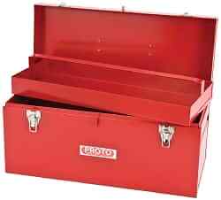 Stanley Proto J9975-NA General Purpose Red Steel Tool Box with Removable Tray