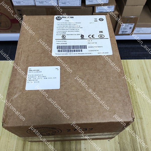 Brand New 140G-J3F3-D20 250A Frame Molded Case Circuit Breaker For Power Cabinet