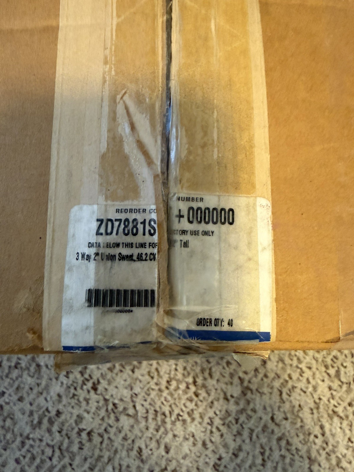 JOHNSON CONTROLS ZD7881ST 3WAY MIXING GLOBE VALVE 2″ SWEAT DN50 LIEBERT 159010P3
