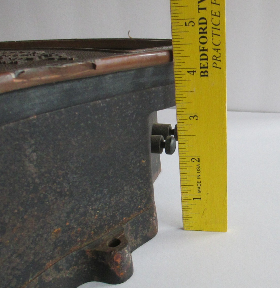 Antique Brass Plated GENERAL ELECTRIC Amp Thompson Astatic Meter , 9.5″ C59