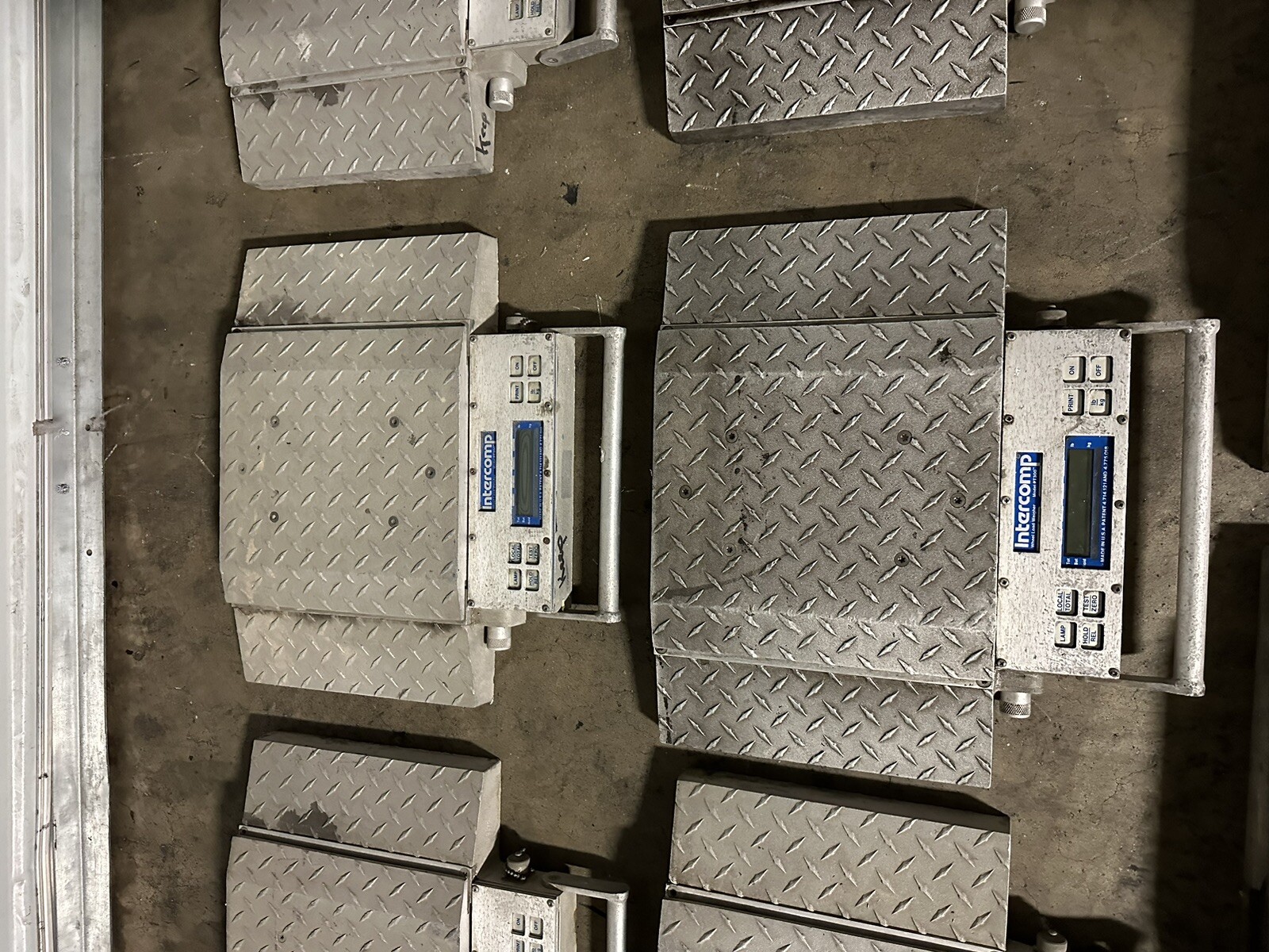 *LOT OF 11* Intercomp Wheel Load Weigher PT300 Scale 20000 X 50 LB 10000 X 20 kg