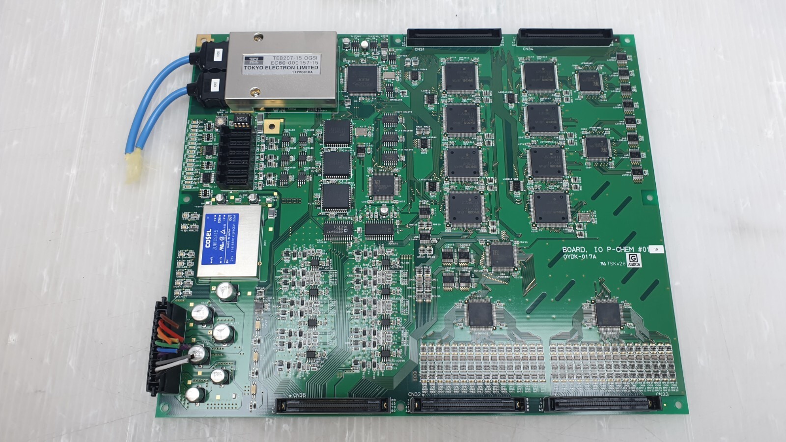 Tokyo Electron BOARD, IO P-CHEM #01 OYDK-017A, TEB207-15 OGSI