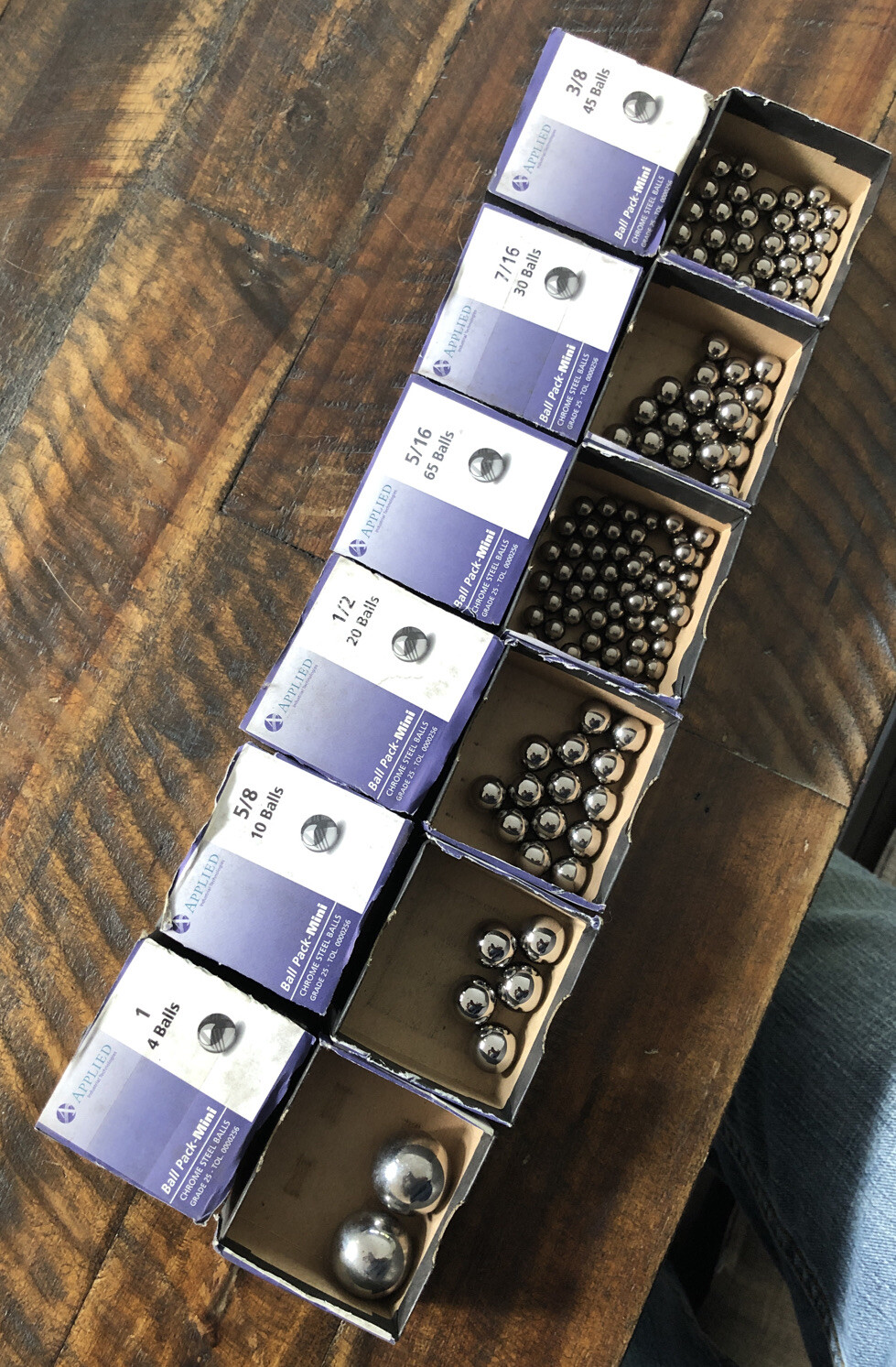 Applied Industrial Technologies Ball Pack – Mini Chrome Steel Balls Grade 25
