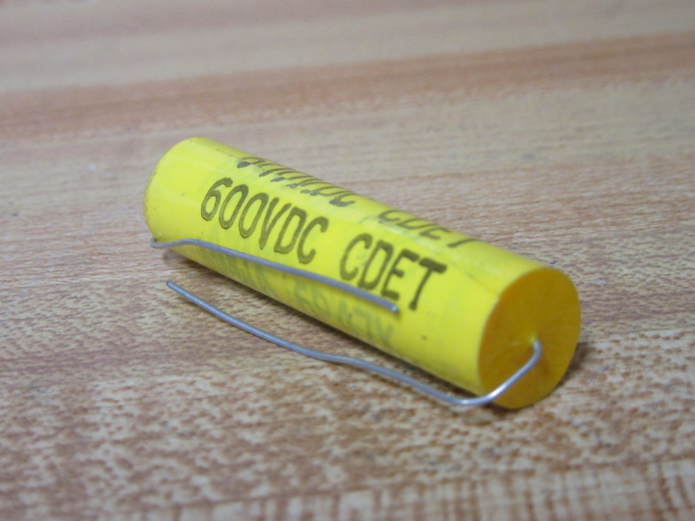 Cornell Dubilier MMWA-6P47K Capacitor .47MFD 600DC Yellow (Pack of 5)