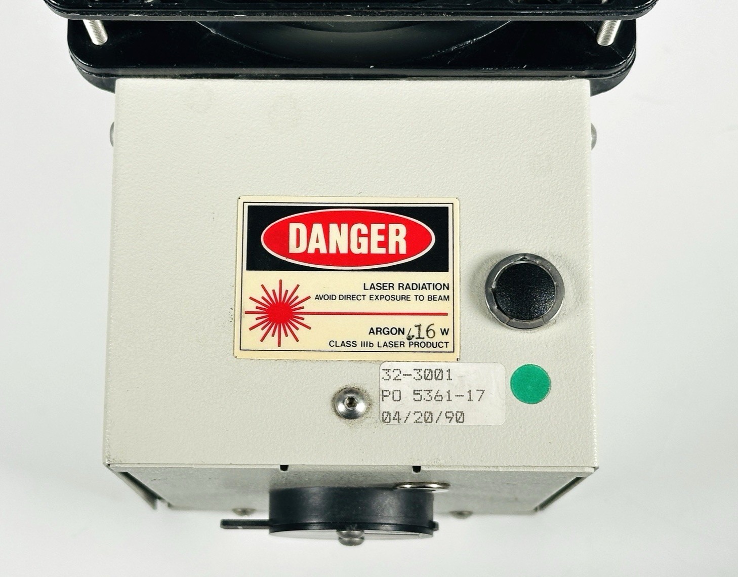 Spectra Physics 161C-01 Argon-Ion Laser Head Read Description