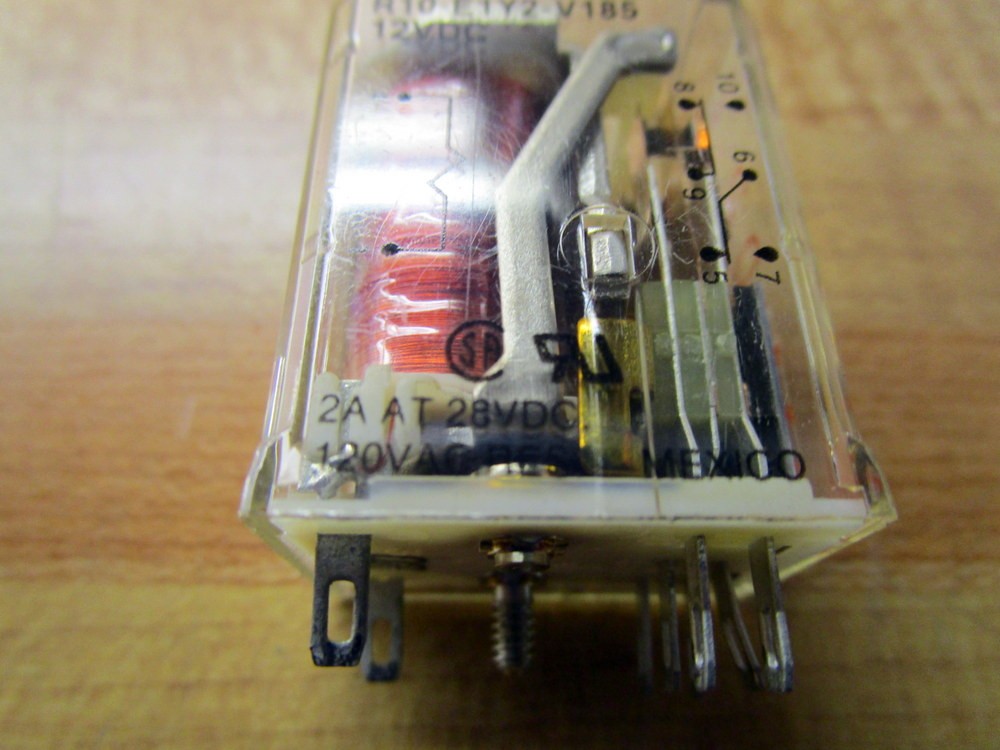 Potter Brumfield R10-E1-Y2-V185-12VDC Relay R10-E1-Y2-V185-12V DC