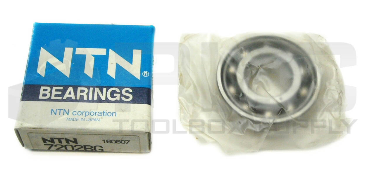 NEW NTN 7202BG BEARING, 15mm ID x 35mm OD x 11mm W