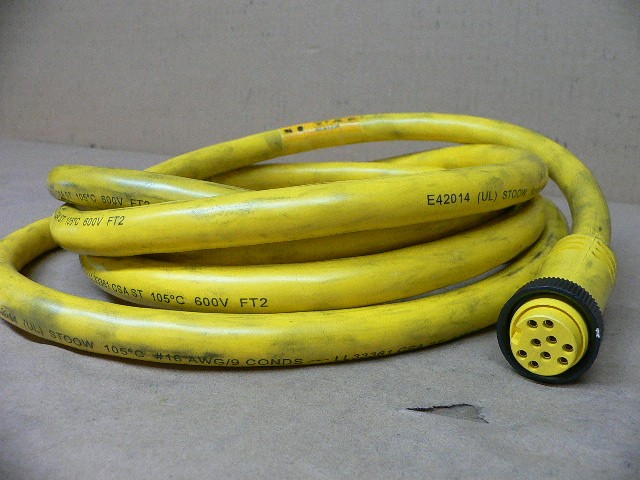 Brad Harrison / Woodhead 309000A01f120 Female 9P 6-1/2 Ft 16/9 Awg Pvc Corp