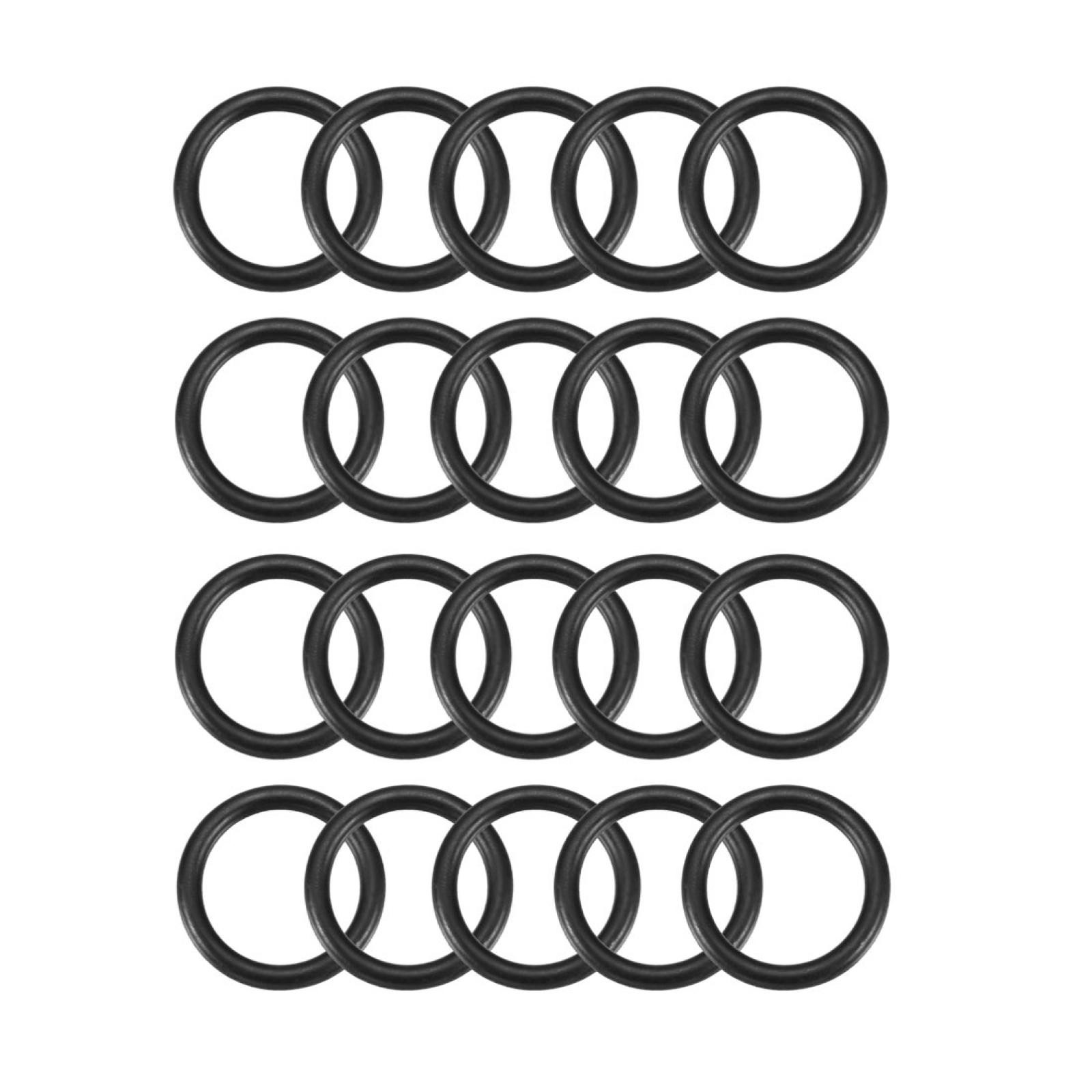 20pcs 29mm x 3.5mm Nitrile Butadiene Rubber O Ring Oil Sealing Ring Gasket Black