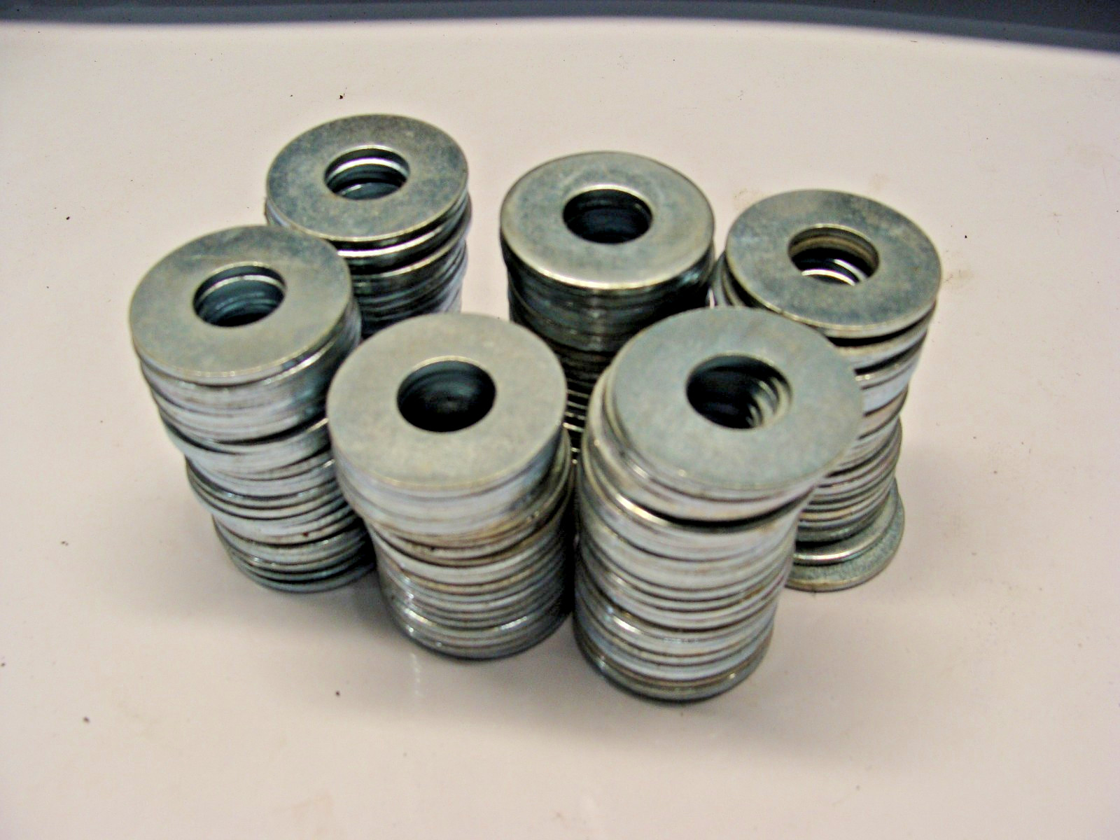 144 FLAT STEEL WASHERS 1/2″ I.D. X 1-3/8″ O.D. “LOT OF 144”