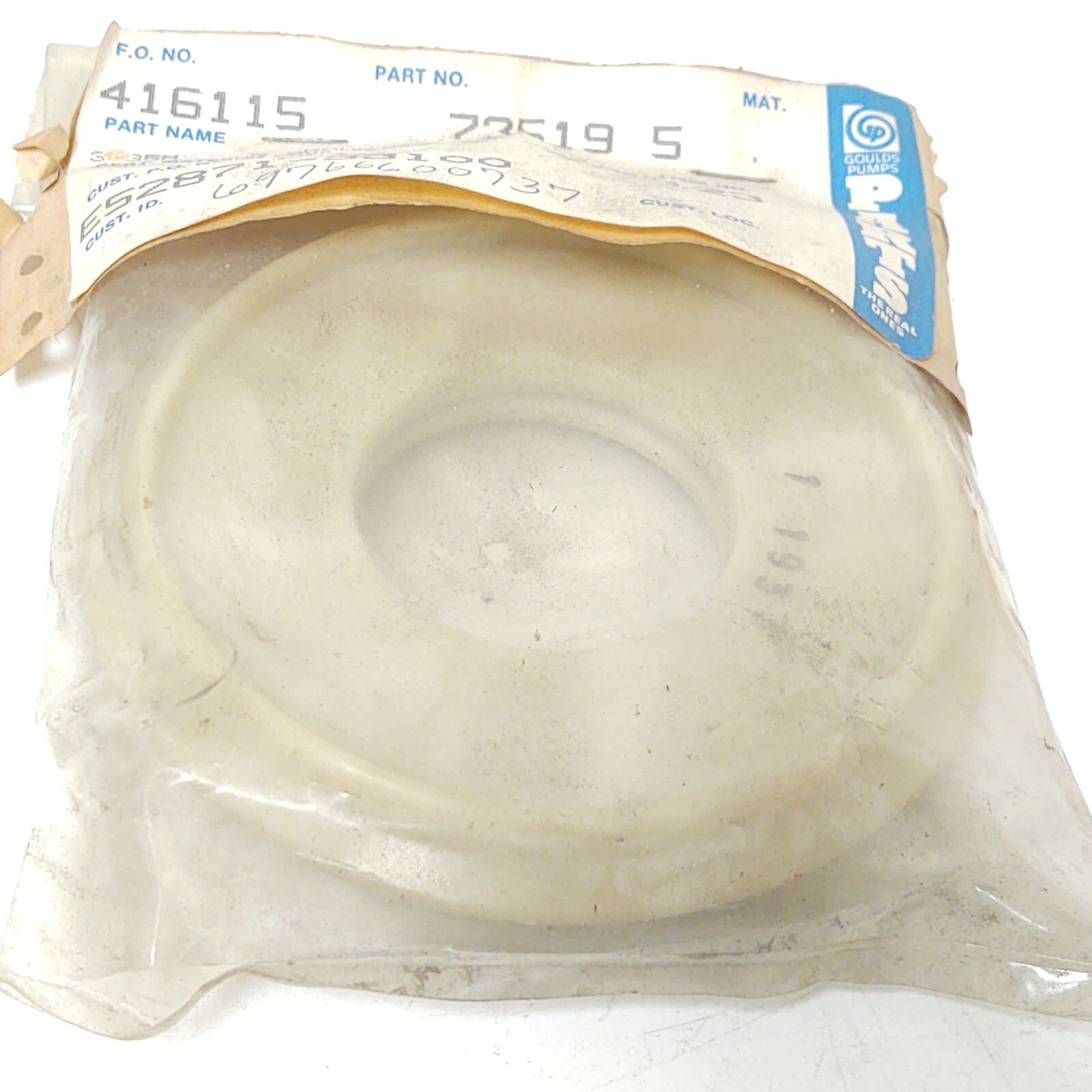 🔥 (2) NOS GOULD’S PUMP 73519-5 DEFLECTOR 123