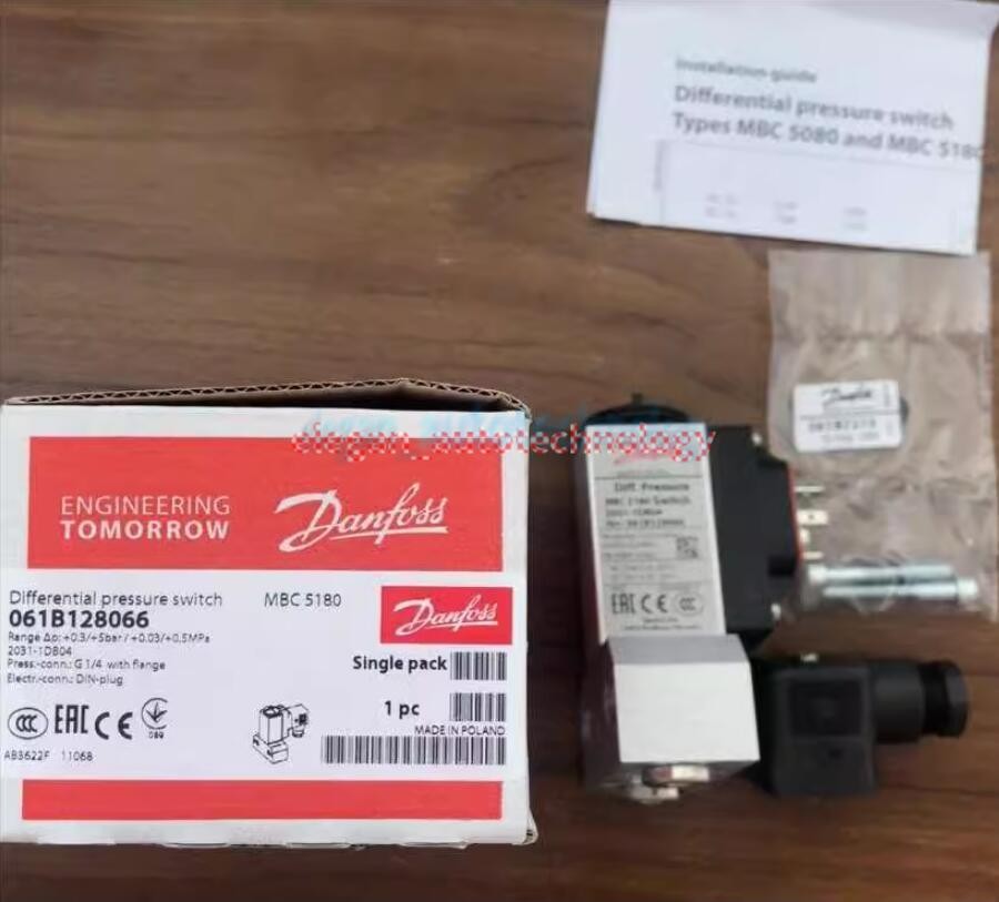 1x New Danfoss MBC5180 061B128066 Pressure Controller