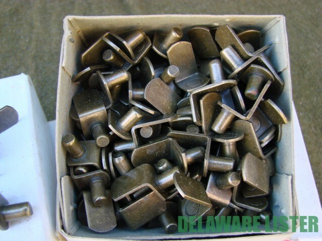Lot of 100 L-Shaped Support Furniture Cabinet Closet Shelf Rest Bracket Peg Hole