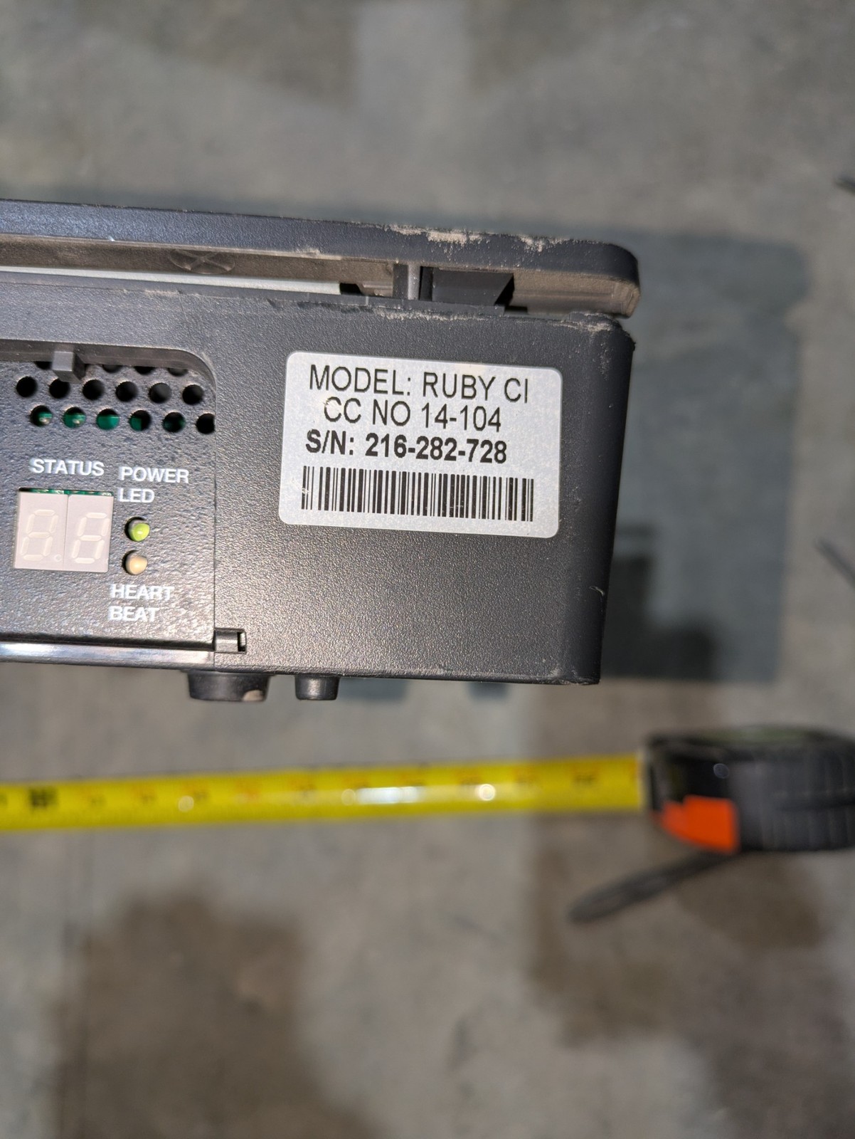 RUBY CI 14-104 Verifone Commander Lite