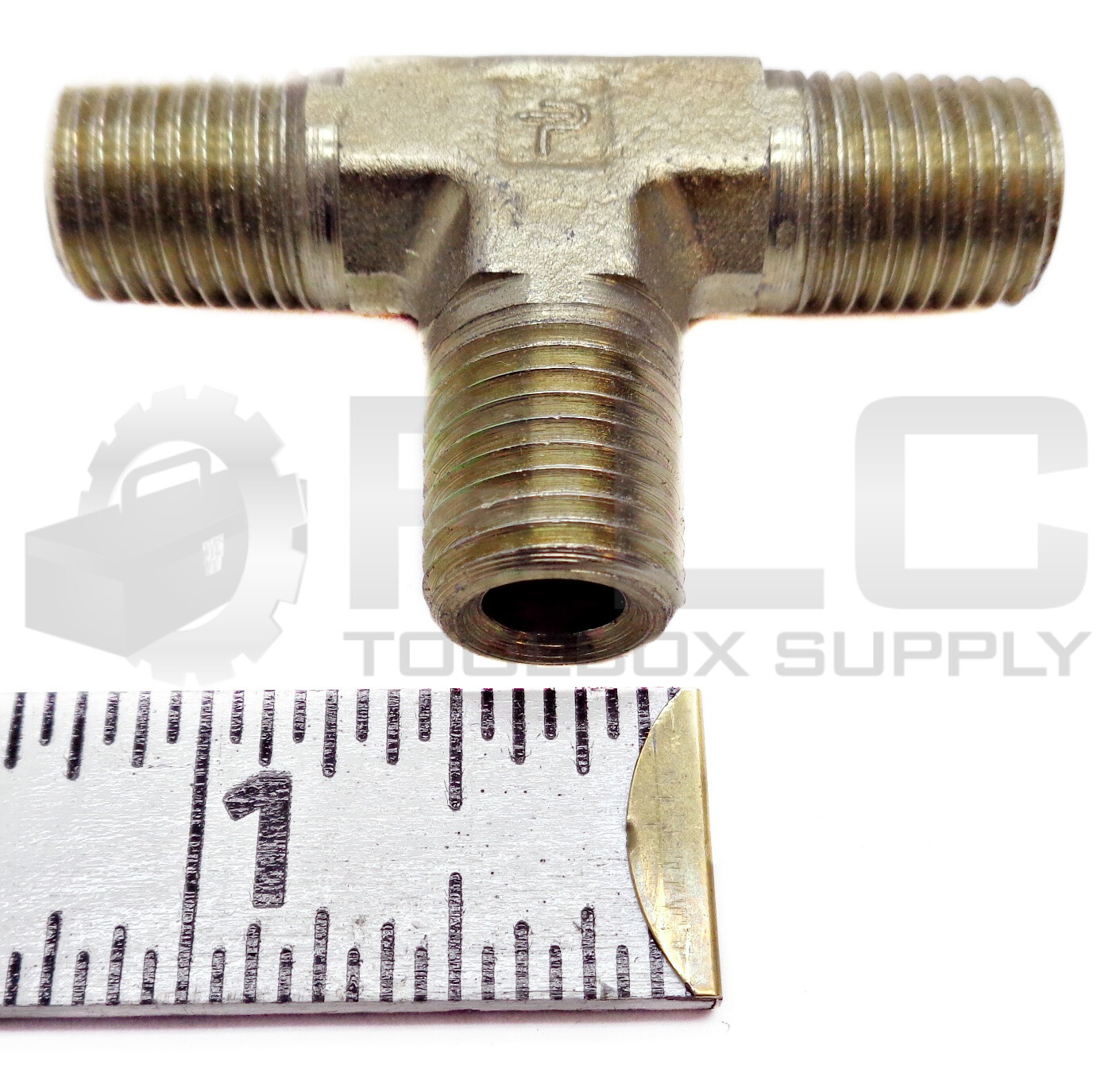 LOT OF 10 NEW PARKER 5/16″ ID 9/16″ OD HYDRAULIC BRASS T-FITTINGS