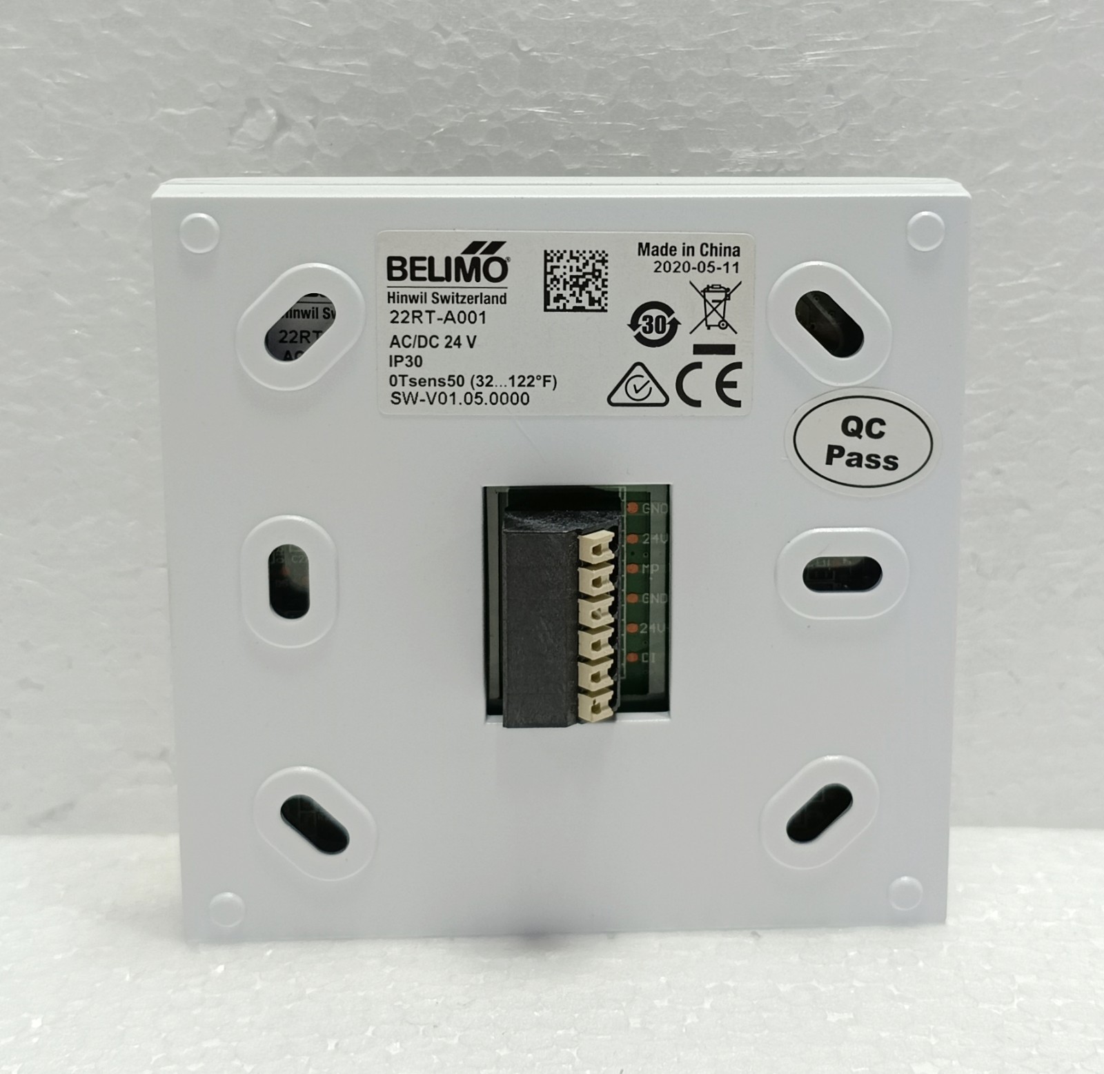 BELIMO 22RT-A001 VAV BOX ACUTATOR THERMOSTAT