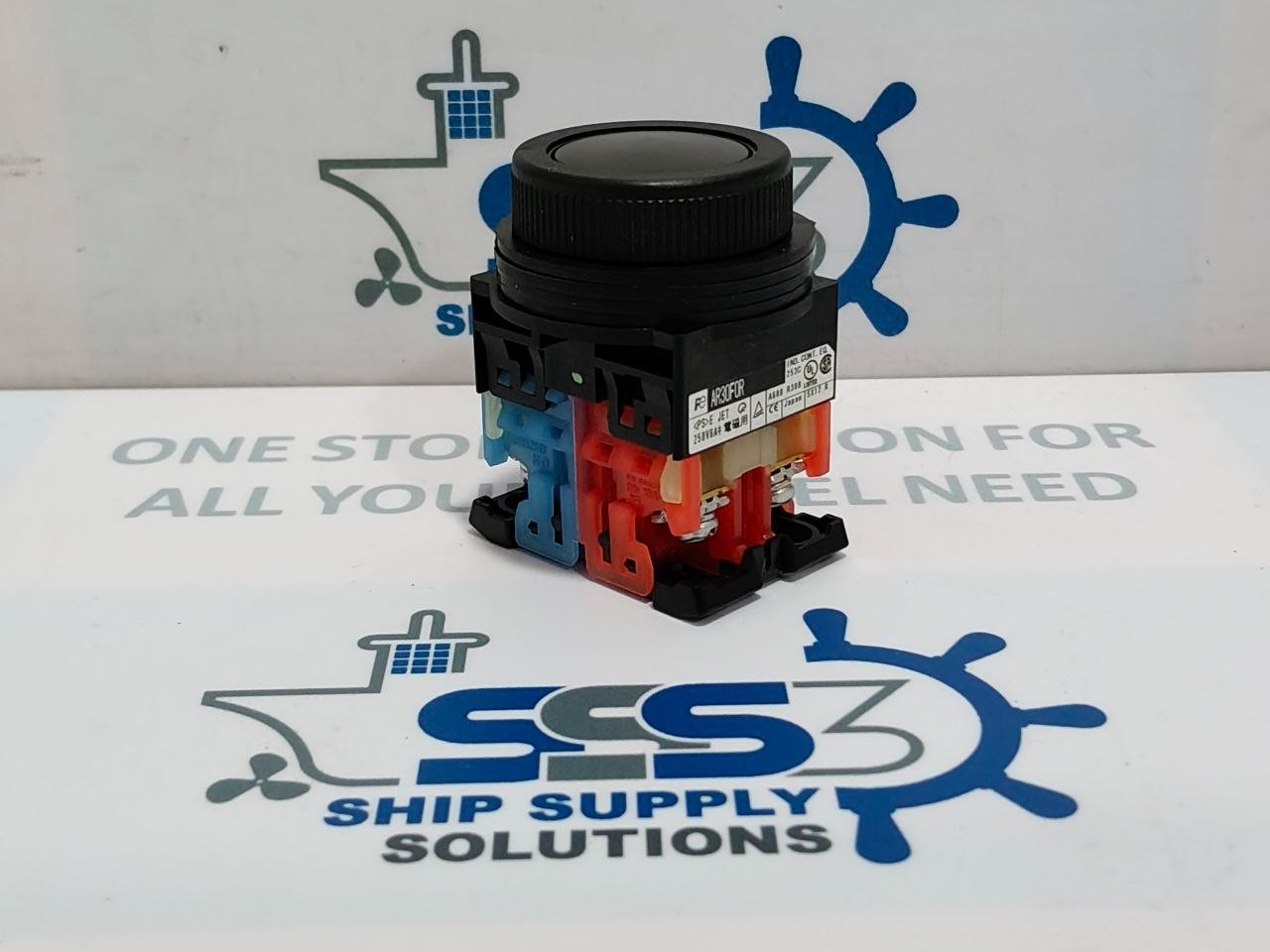 Fuji Electric AR30F0R / AR30FOR Black Push Button Switch 250V 6A