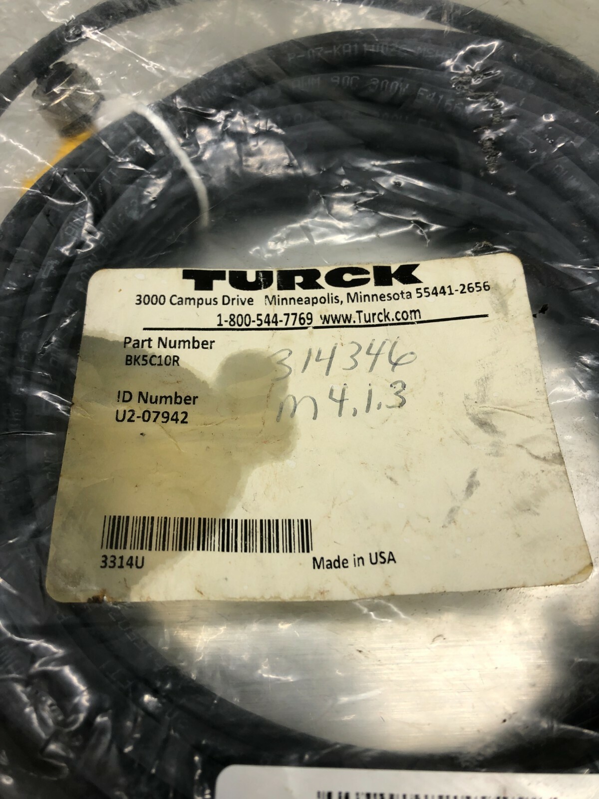 Turck BK5C10R – ID # U2-07942