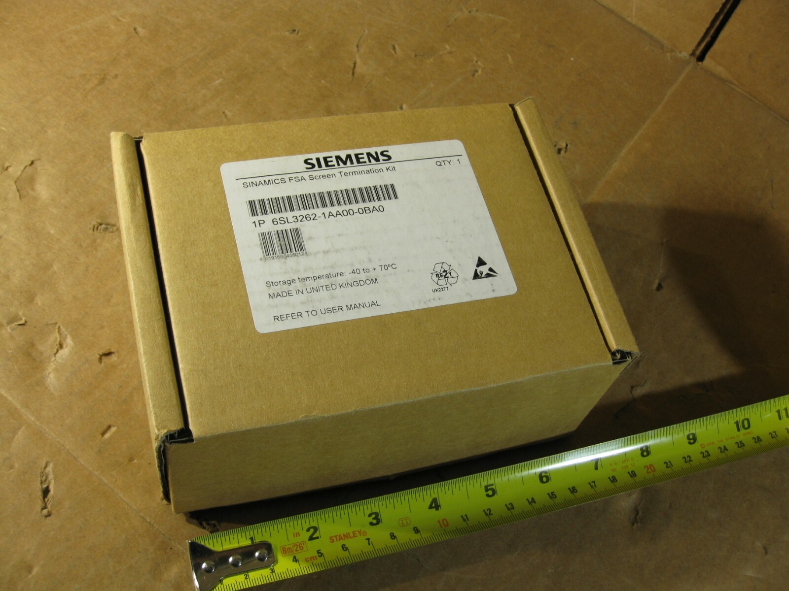 Siemens 6SL3262-1AA00-0BA0 Sinamics FSA Screen Termination Kit For Power Module