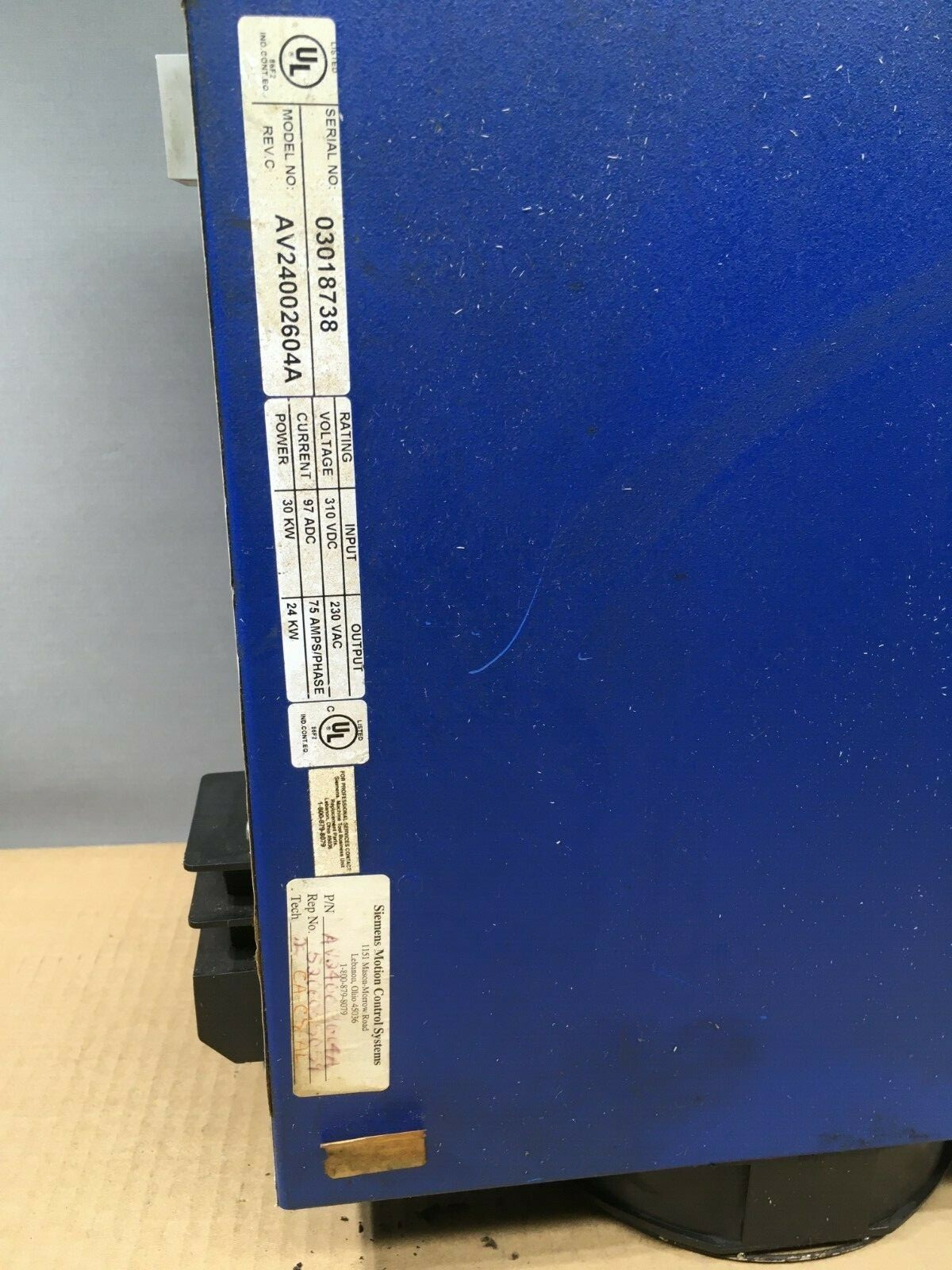 VICKERS ACRAMATIC VECTOR DRIVE AV2400 2604A AV24002604A ACRAMATICVECTOR